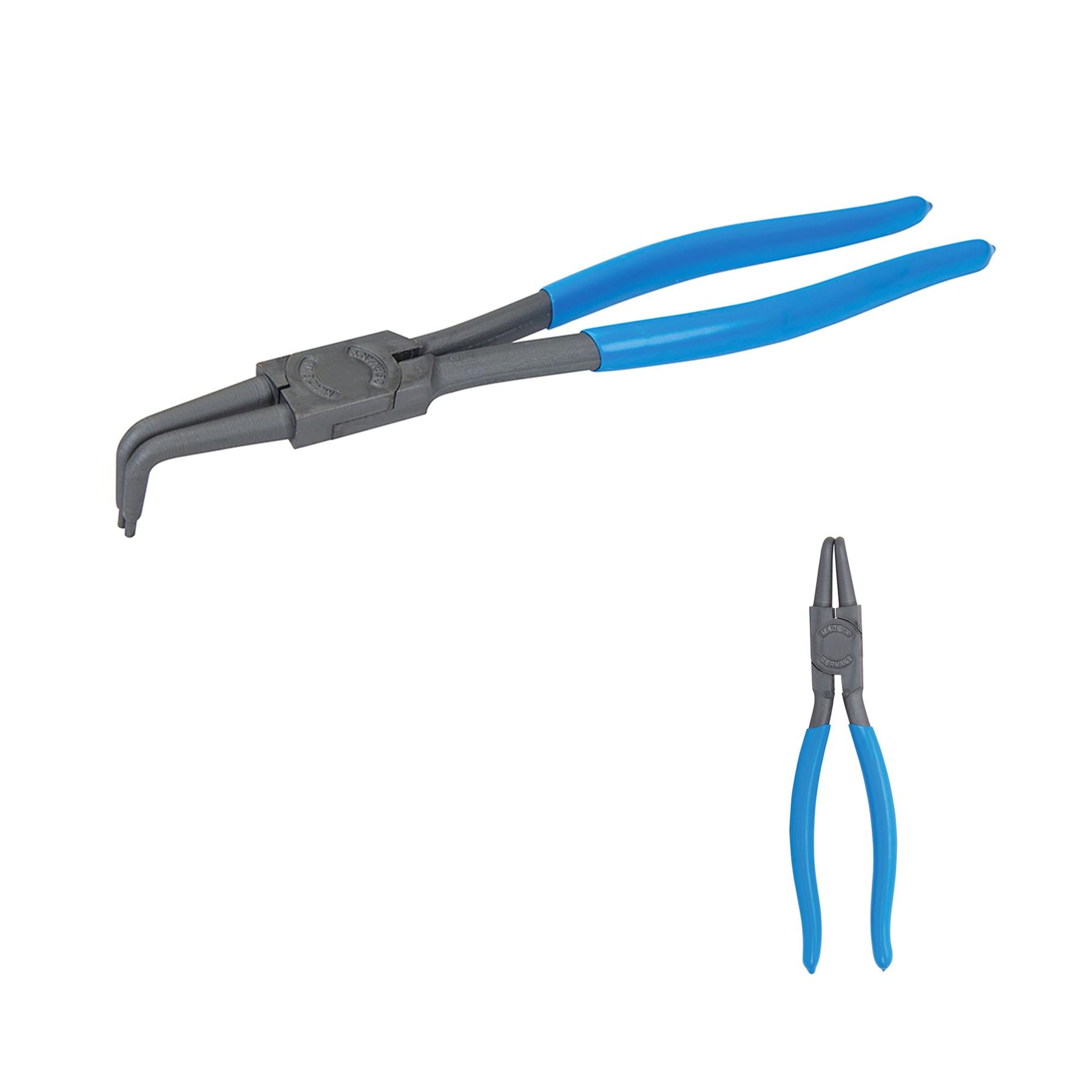 King Dick Inside Circlip Pliers Bent 290mm High-Grade Steel