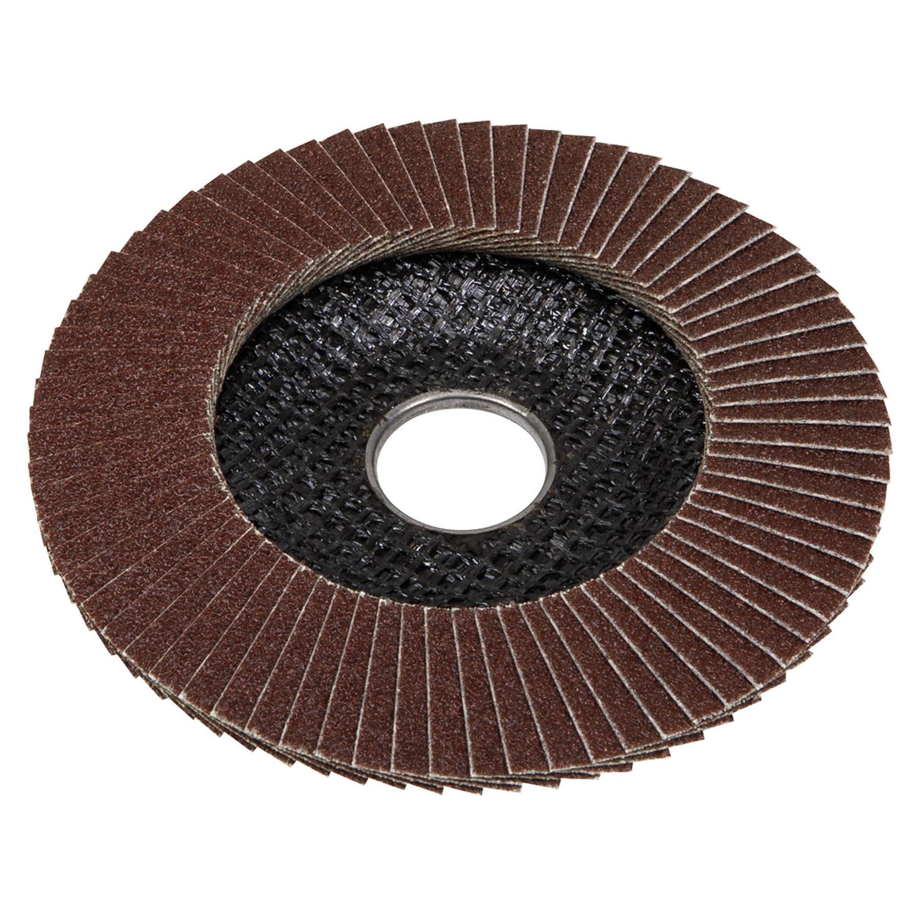 Sealey Flap Disc Aluminium Oxide �115mm �22mm Bore 120Grit
