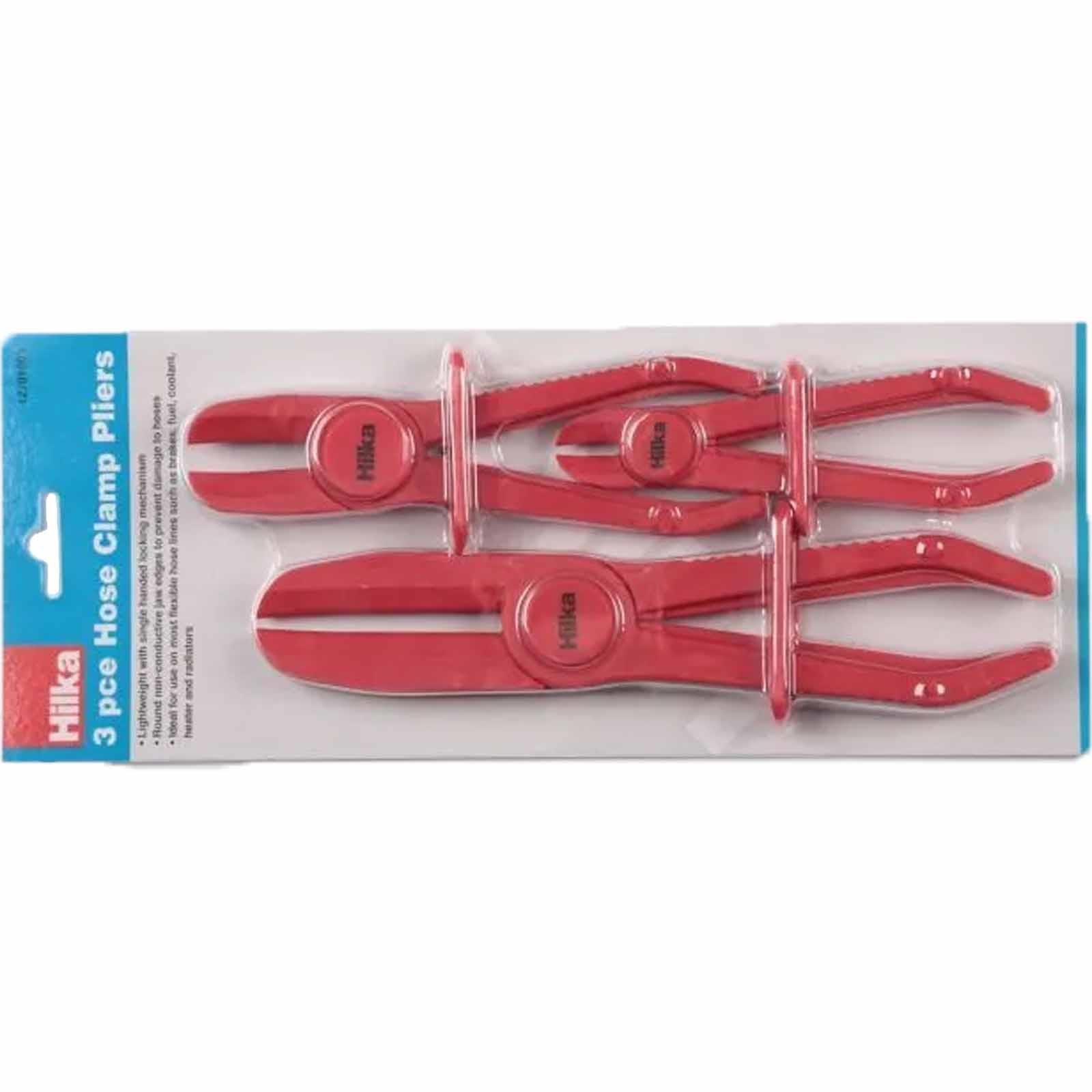 3Pc Hose Pliers Pipe Clamps Brake Plier Free Hands Plastic Radiator Brakes Pipes