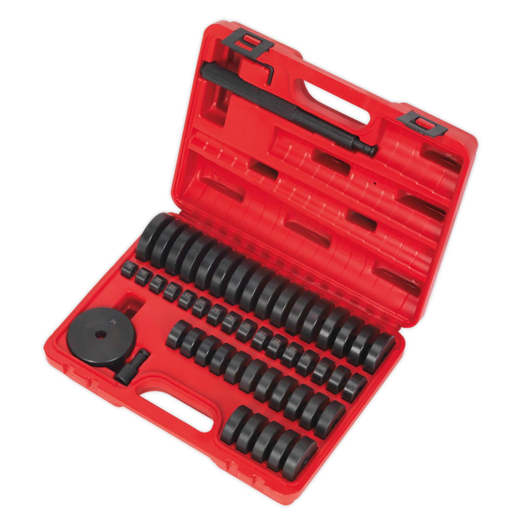 Sealey Bearing Race & Seal Driver Set 52pc