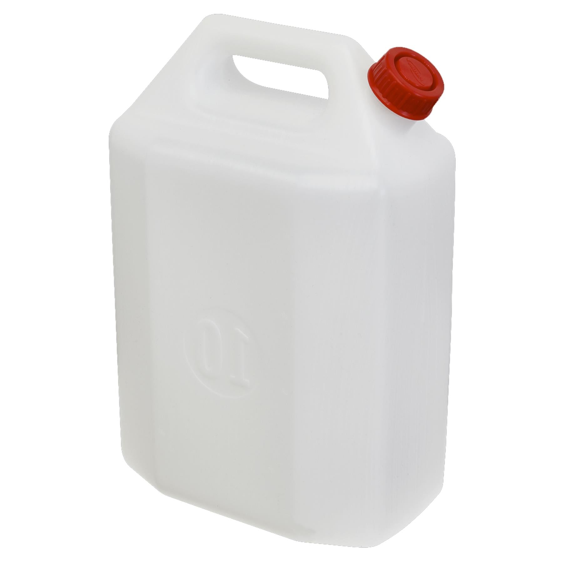 10L Plastic water container with screw cap and inner sealing plug Sealey