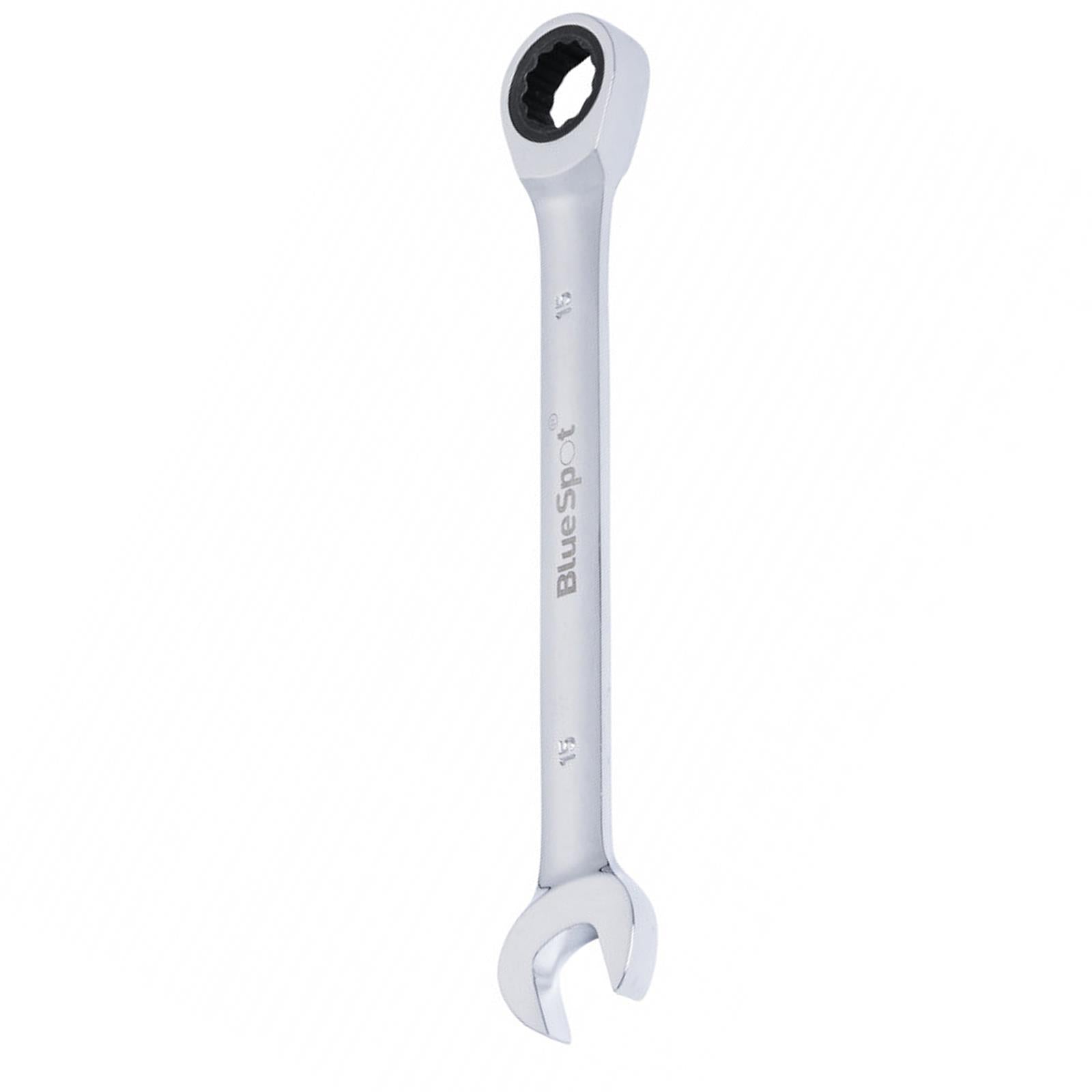 Blue Spot Fixed head Ratchet Spanner Combination Ring open end Wrench 15mm