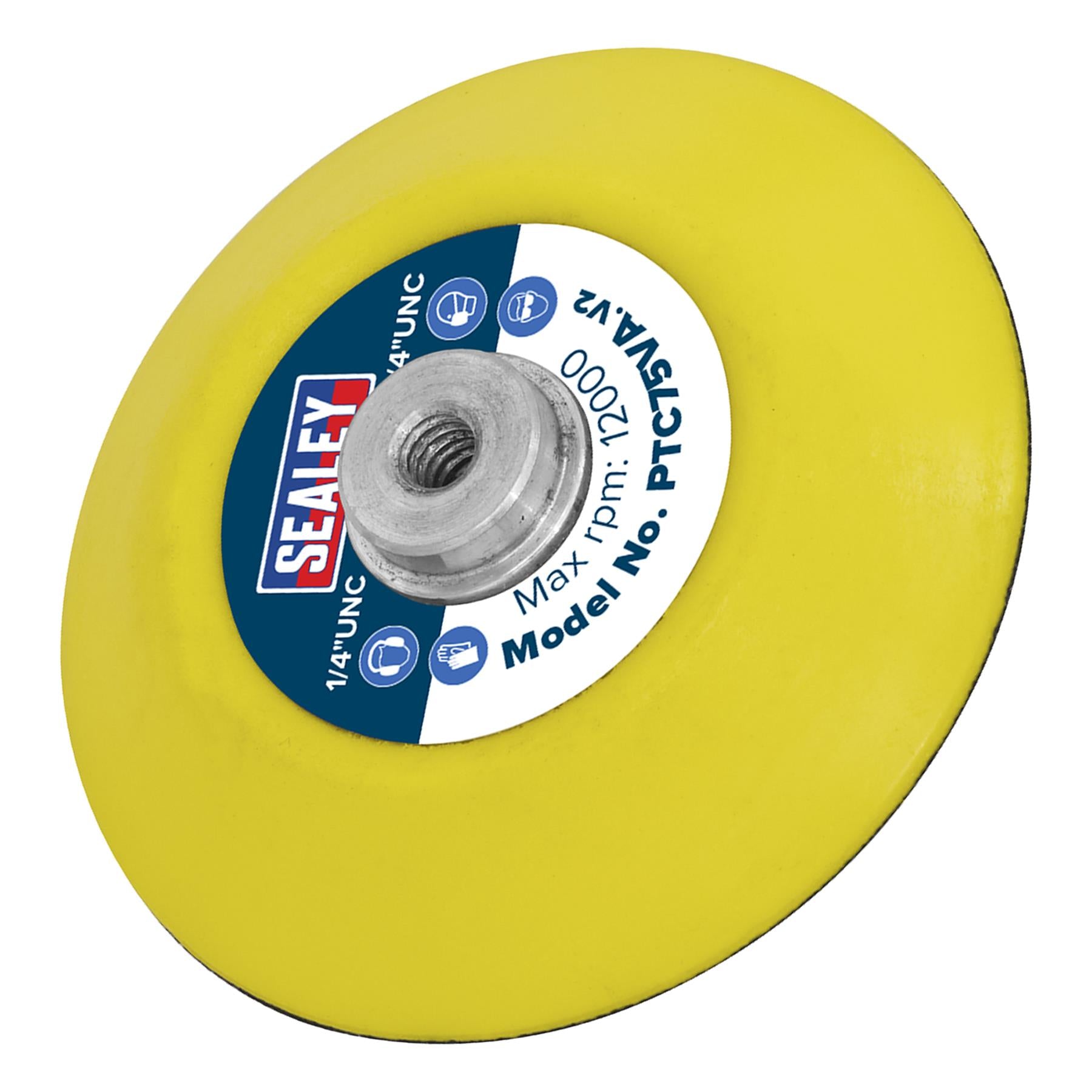 Sealey Hook-and-Loop Backing Pad 71mm 1/4"UNC