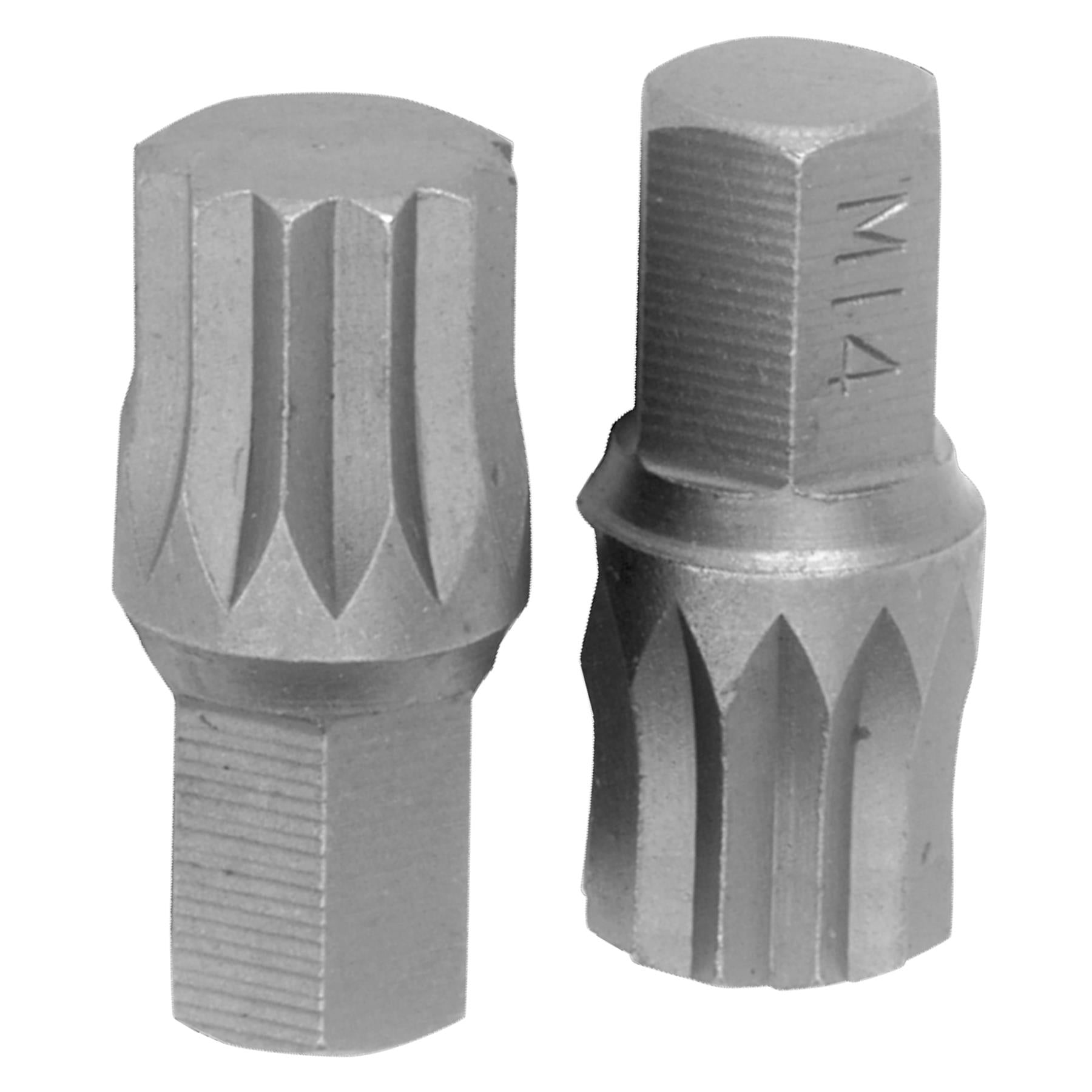 Sealey Spline Bit M14 x 30mm Pack of 2