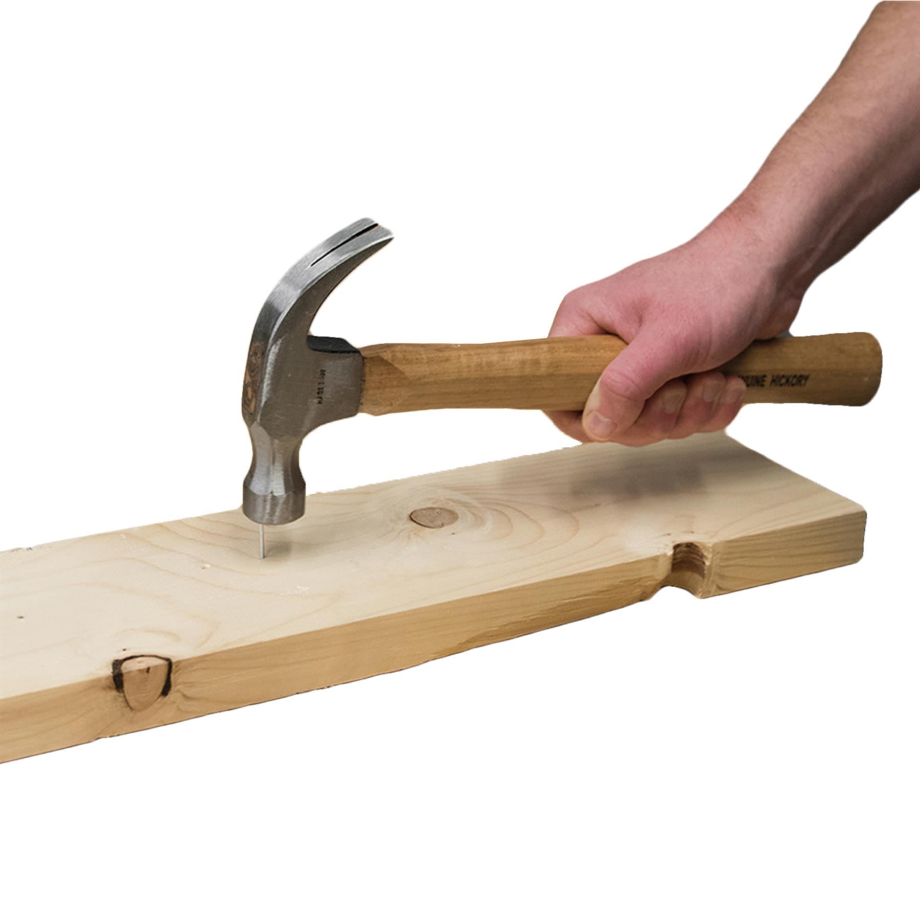 Hickory Claw Hammer - 16Oz (454G) Building Carpentry Nail Work Forged Steel