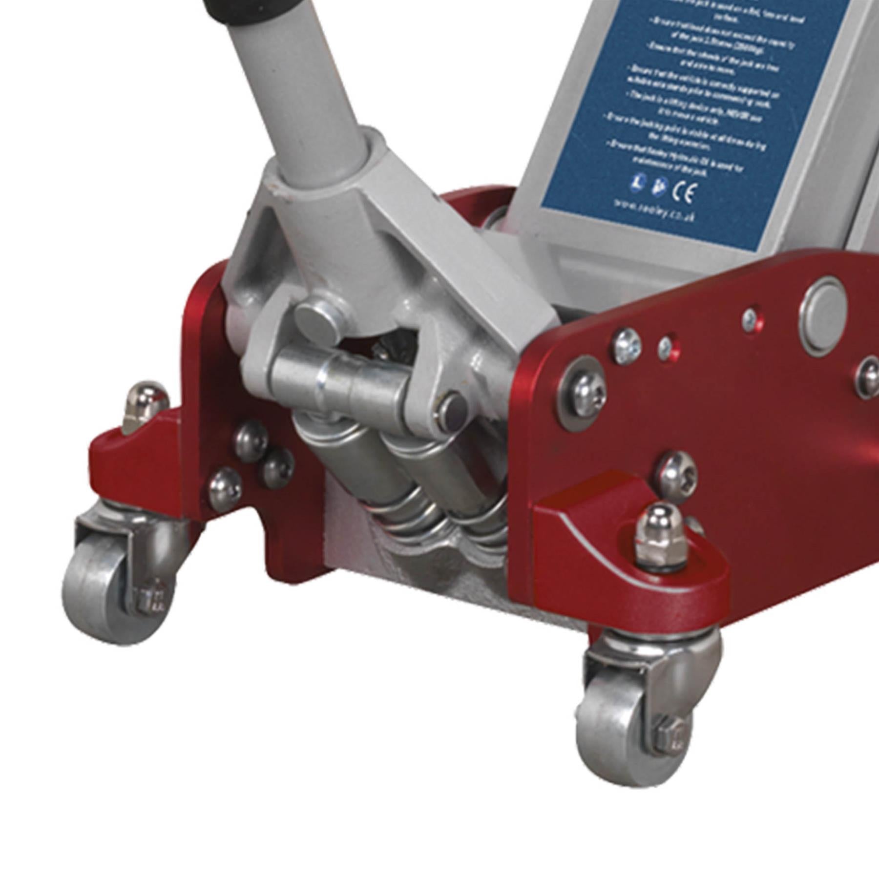 Sealey Trolley Jack 2.5tonne Aluminium/Steel Rocket Lift