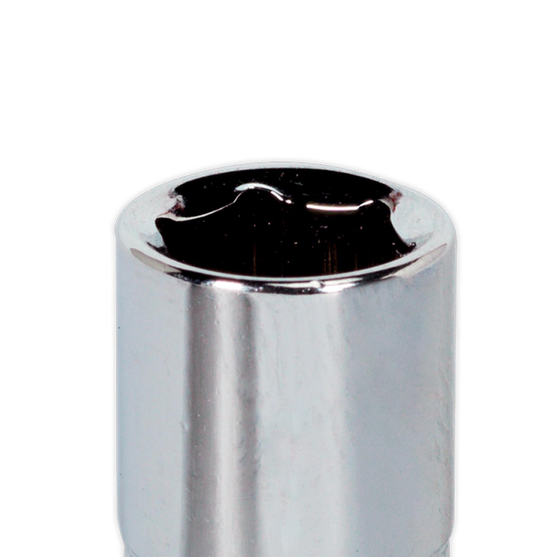 Sealey WallDrive Socket 8mm 1/4"Sq Drive Fully Polished