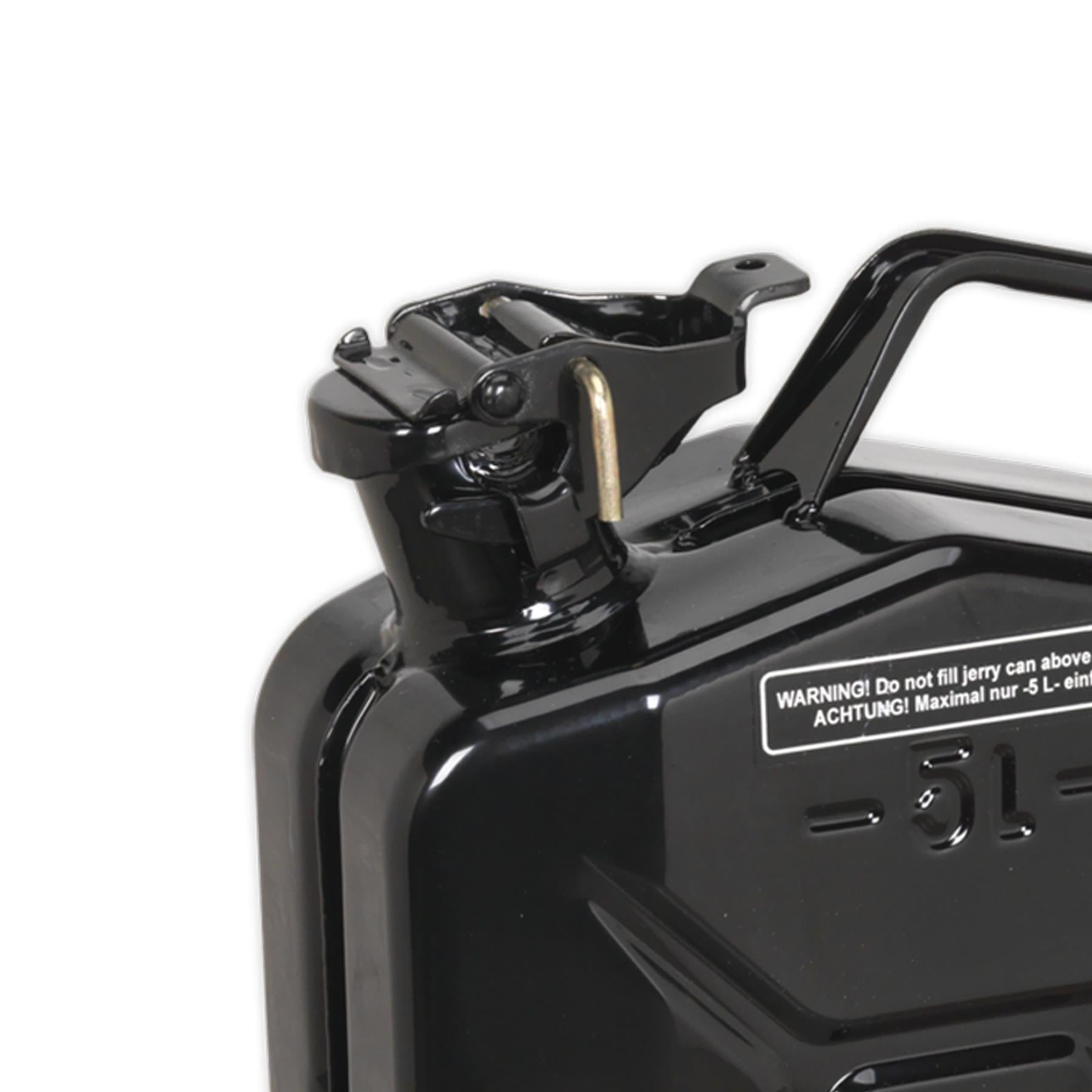 Sealey Jerry Can 5L - Black