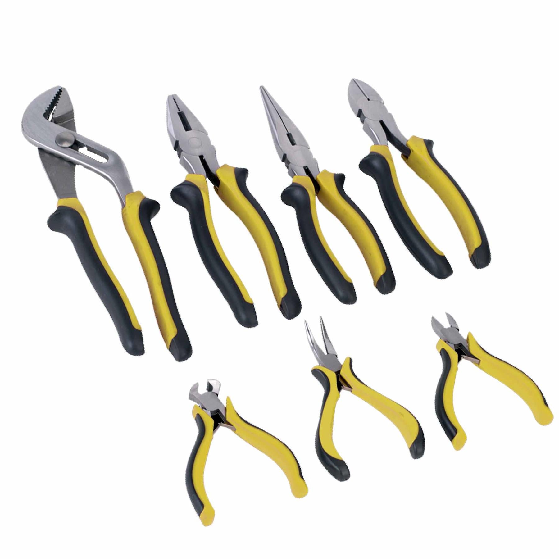 Sealey Comfort Grip Pliers Set 7pc