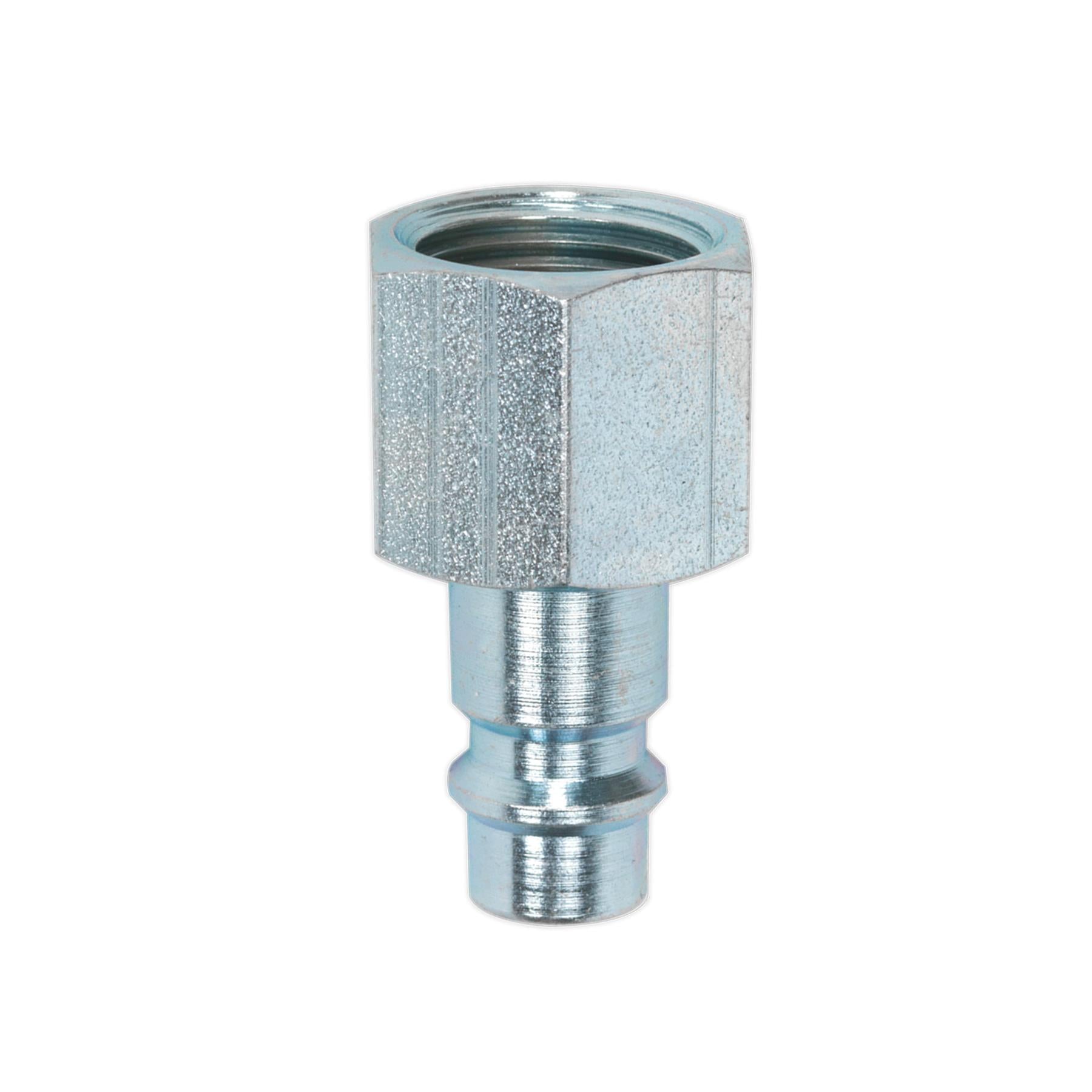 Sealey Screwed Female Adaptor Air Line Connector Quick Coupling 3/8"BSP Pack of 2