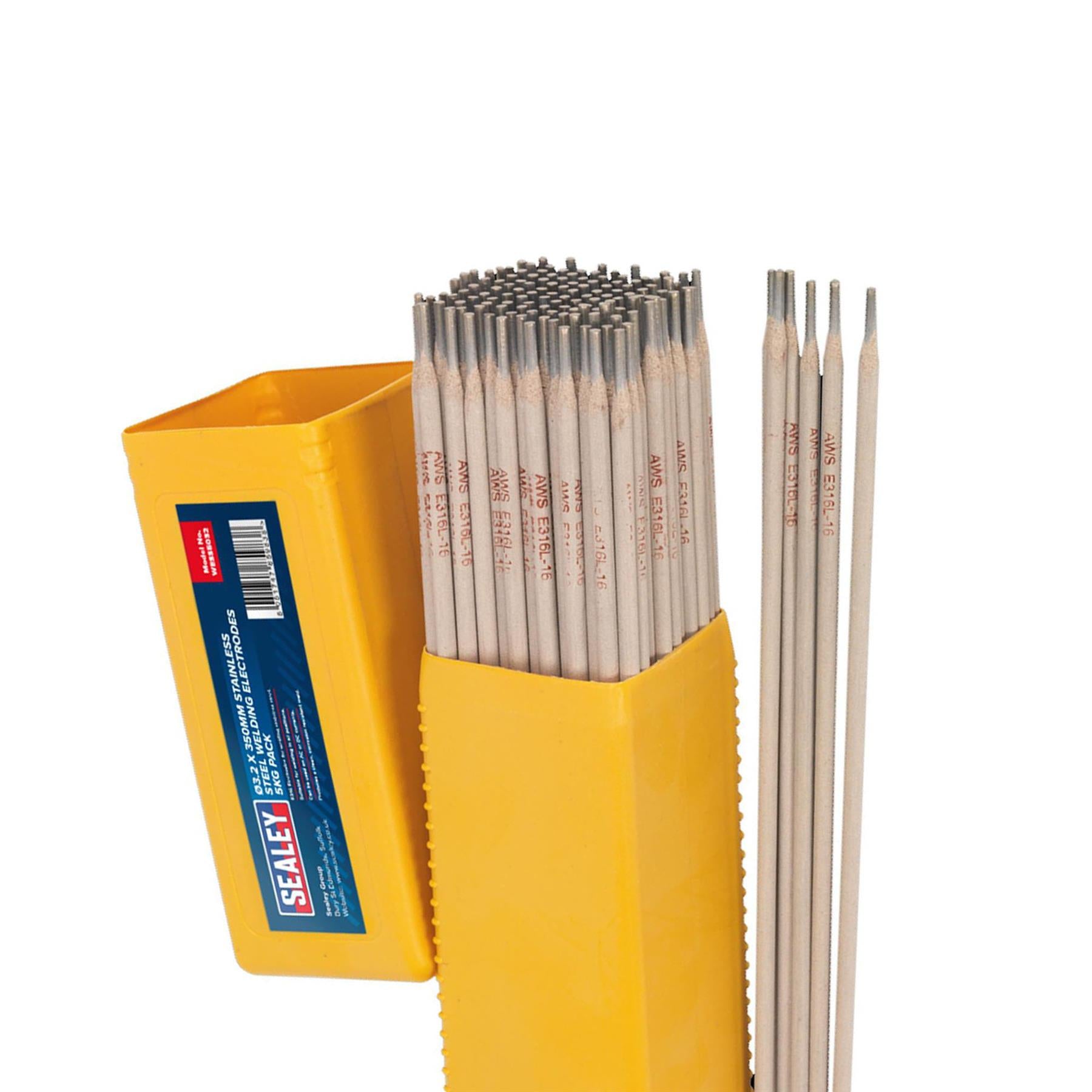 Sealey Welding Electrodes Stainless Steel 3.2 x 350mm 5kg Pack
