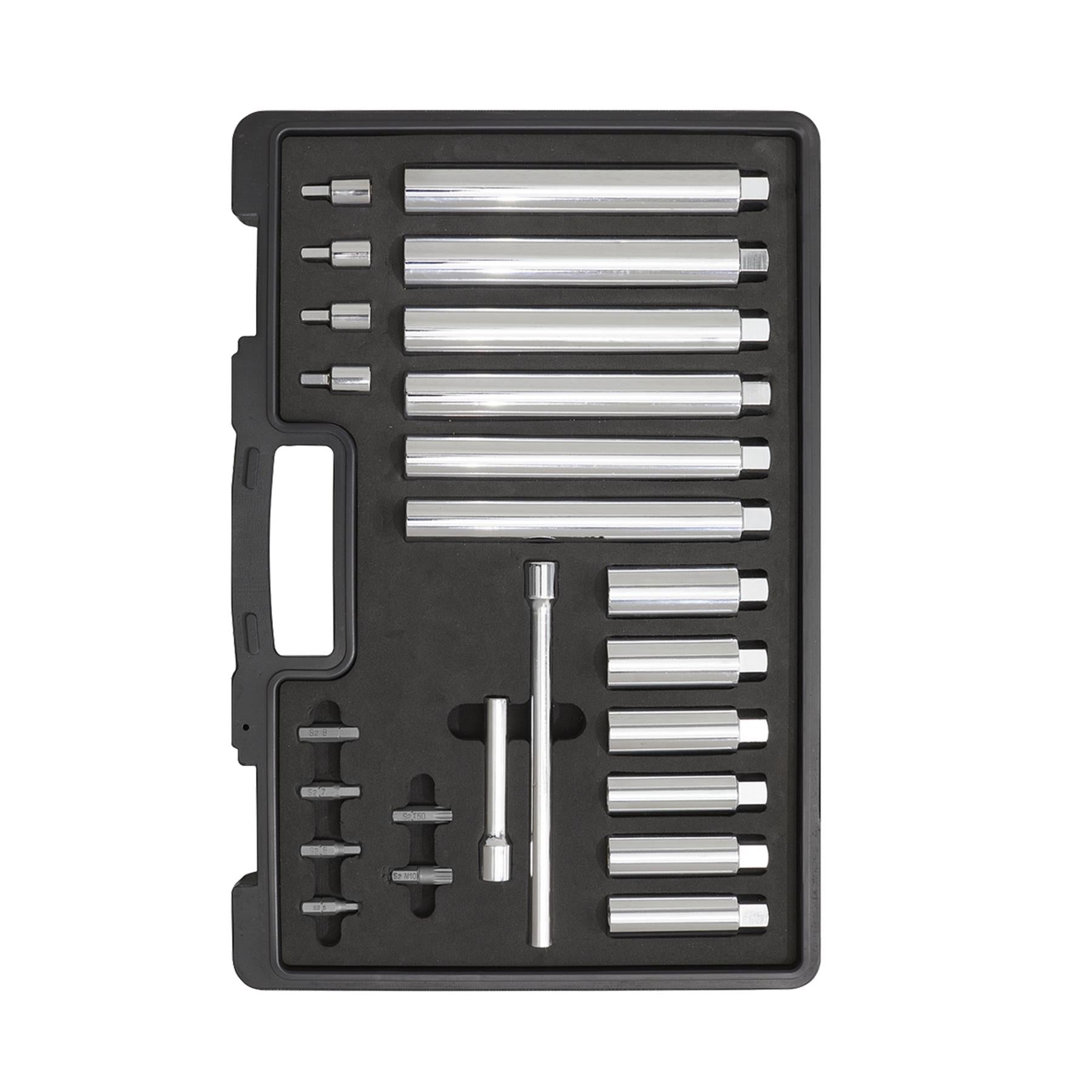 Sealey Suspension Strut Socket Set 24pc Chrome Vanadium Steel