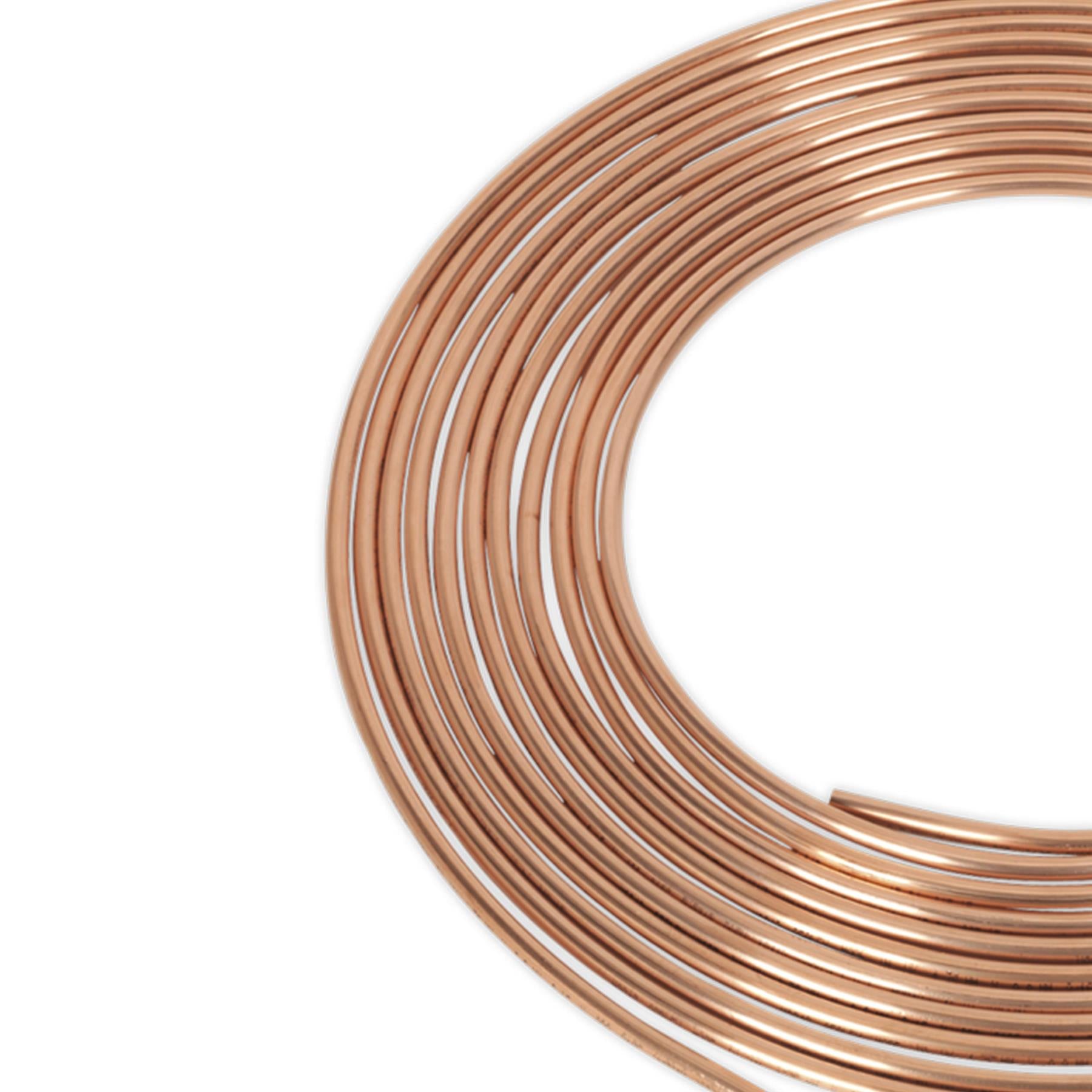 Sealey Brake Pipe Copper Tubing 20 Gauge 3/16" x 25ft