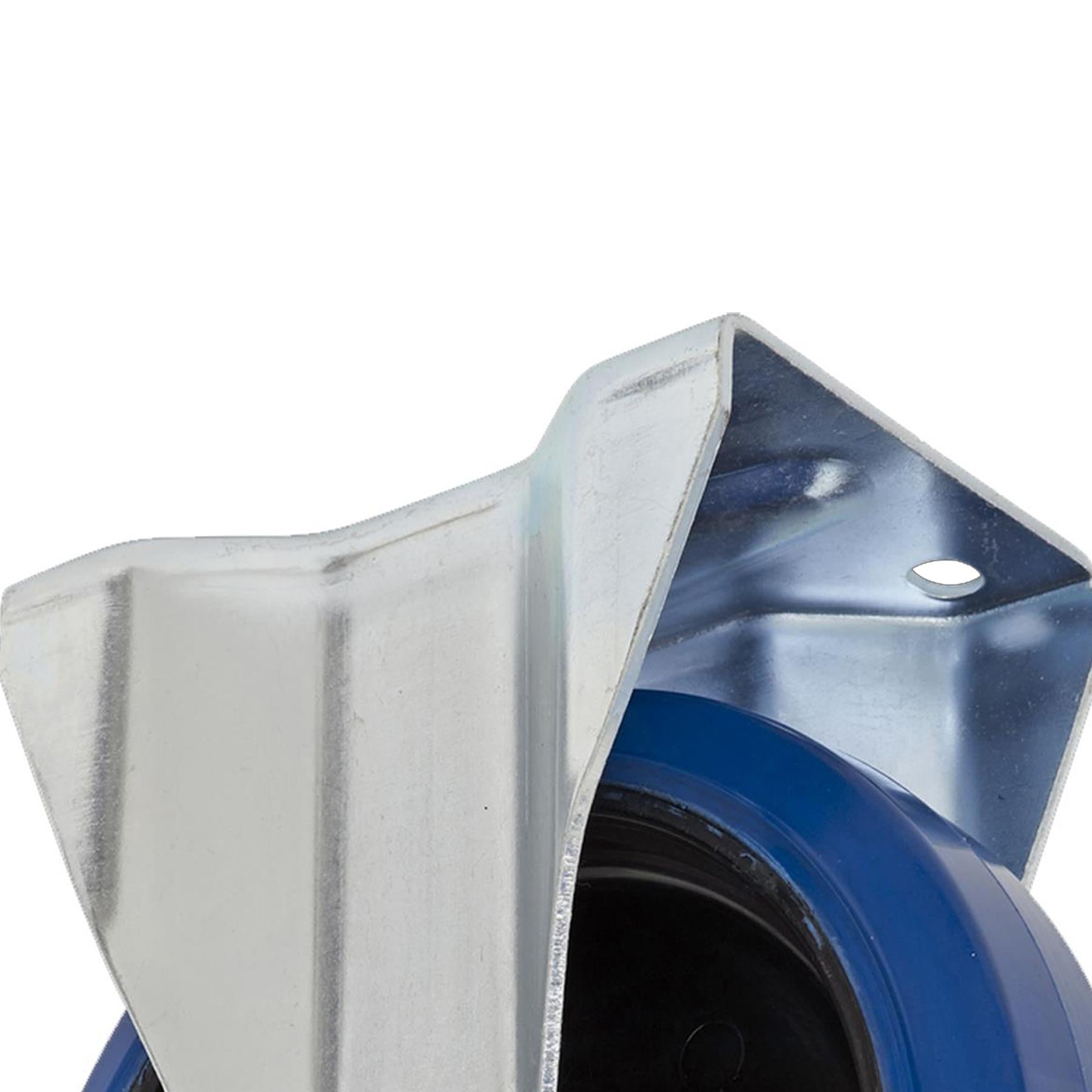 Sealey Heavy-Duty Elastic Rubber Fixed Castor Wheel 100mm