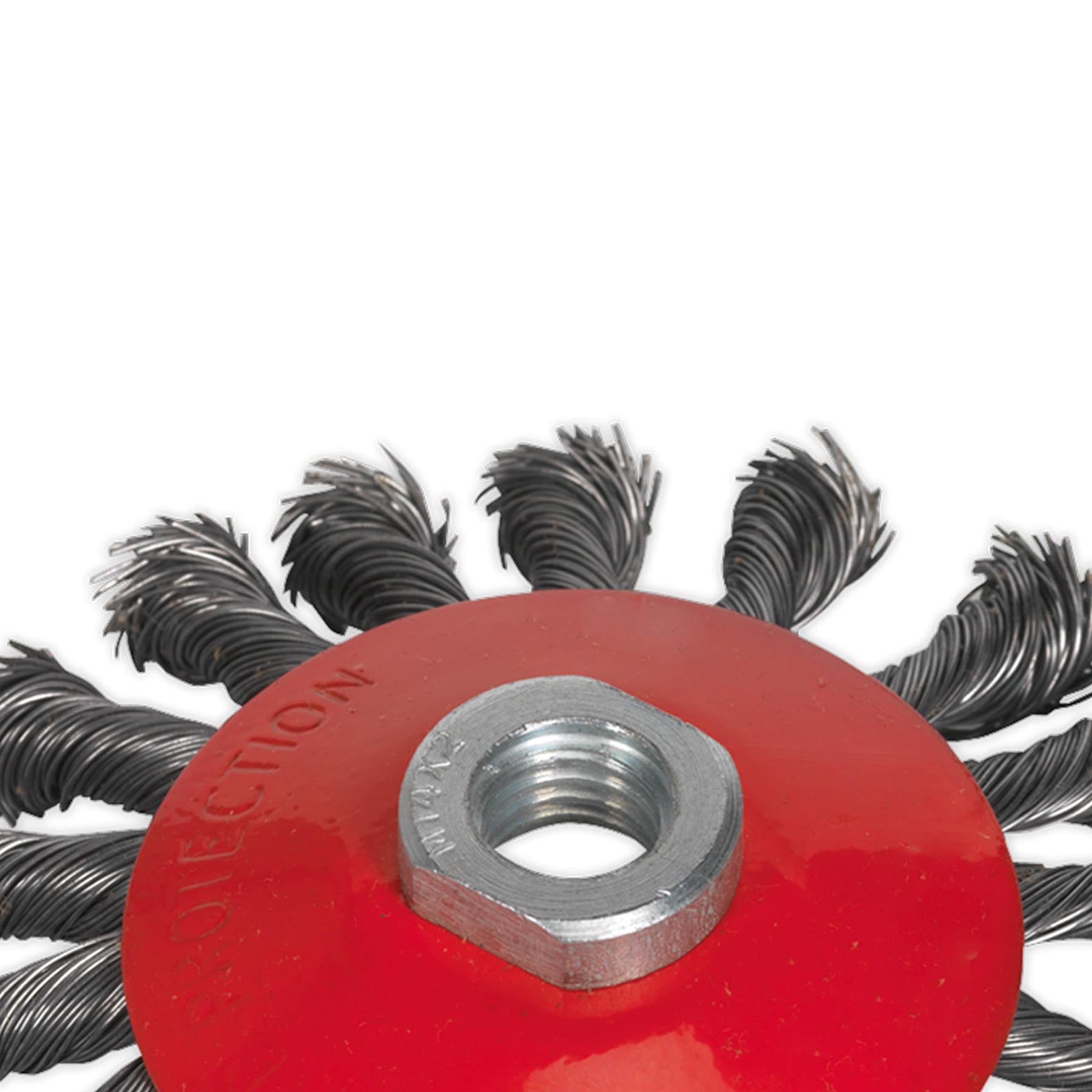 Sealey Conical Wire Brush 115mm M14 x 2mm