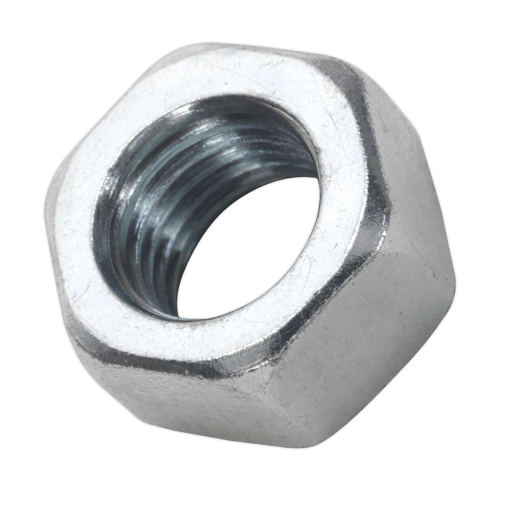 Sealey Steel Nut DIN 934 - M16 Zinc Pack of 25
