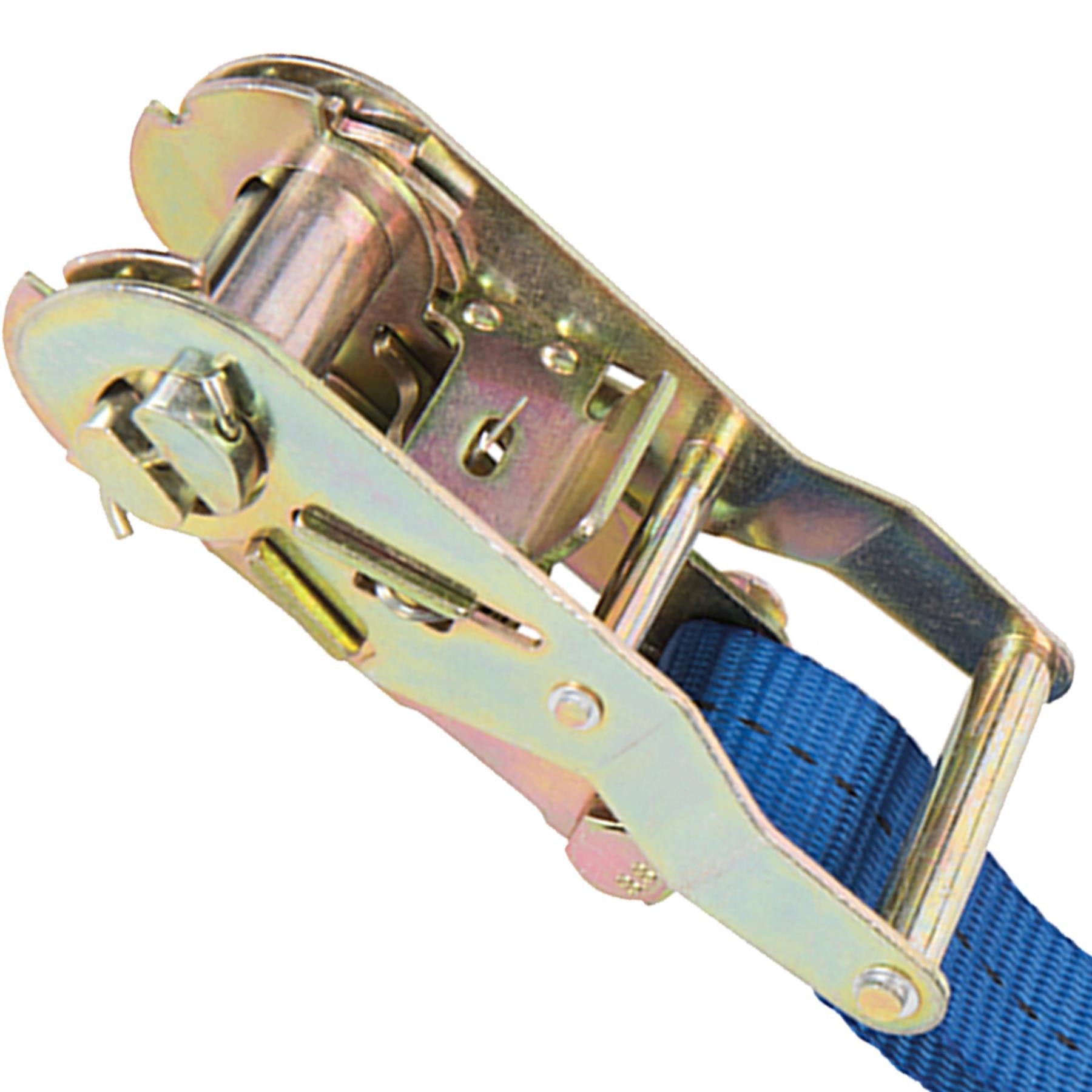 4M X 30mm Heavy Duty Ratchet Tie Down Lashing Strap Cargo Trailer DIY