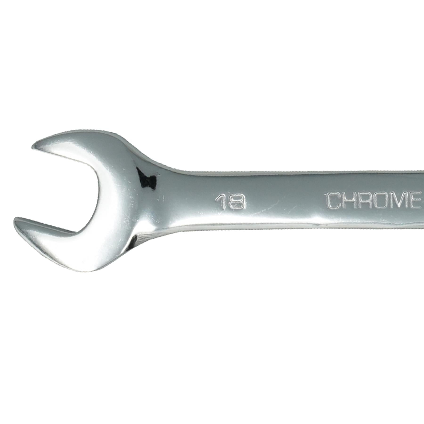 Combination Open Ring Spanner Chrome Mechanics Garage Tools 18mm