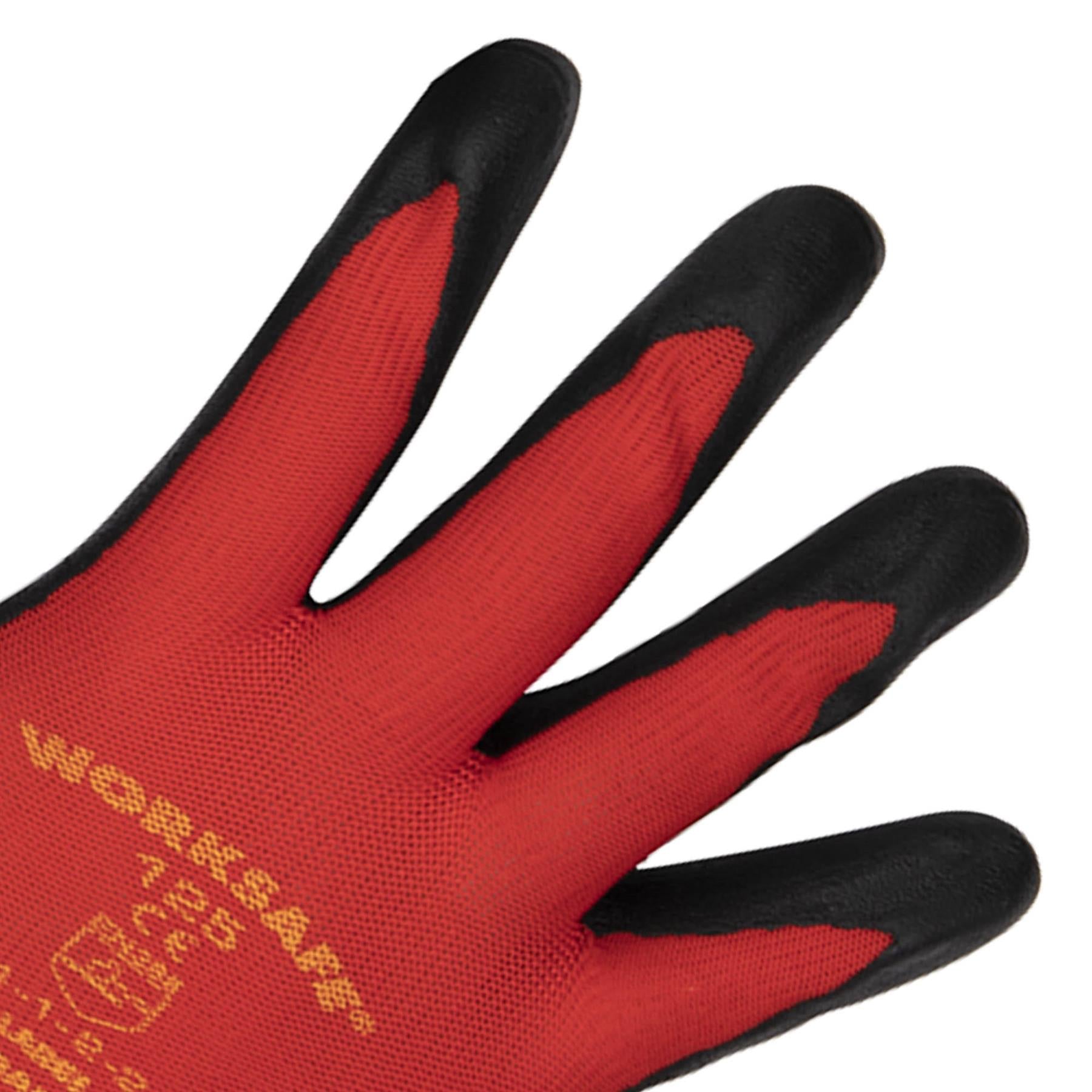 Sealey Flexi Grip Nitrile Palm Gloves (Large) - Pack of 6 Pairs