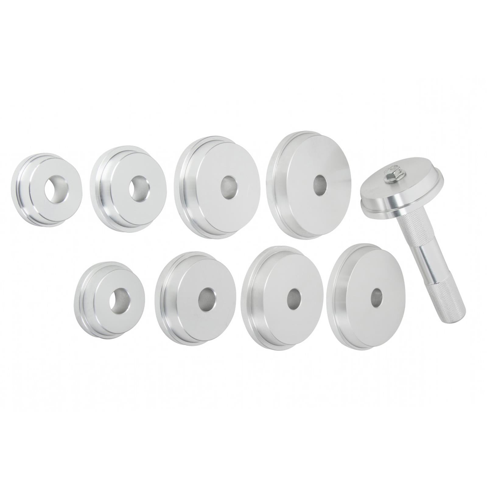 Bluespot Wheel Bearing Race and Seal Driver Set 40mm - 81mm 10pc Aluminium Kit