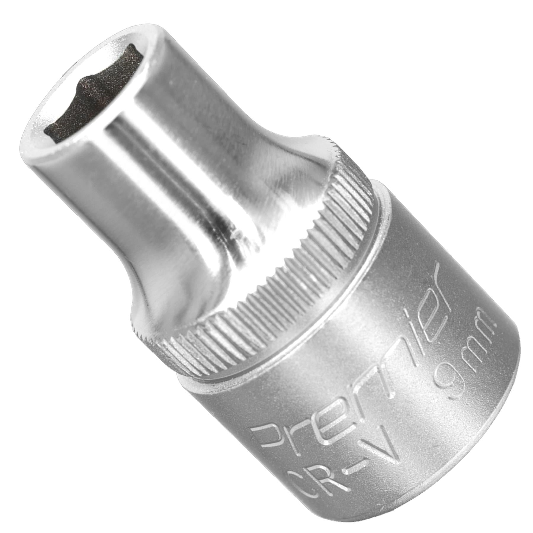 Sealey WallDrive Socket 9mm 1/2"Sq Drive Chrome Vanadium steel