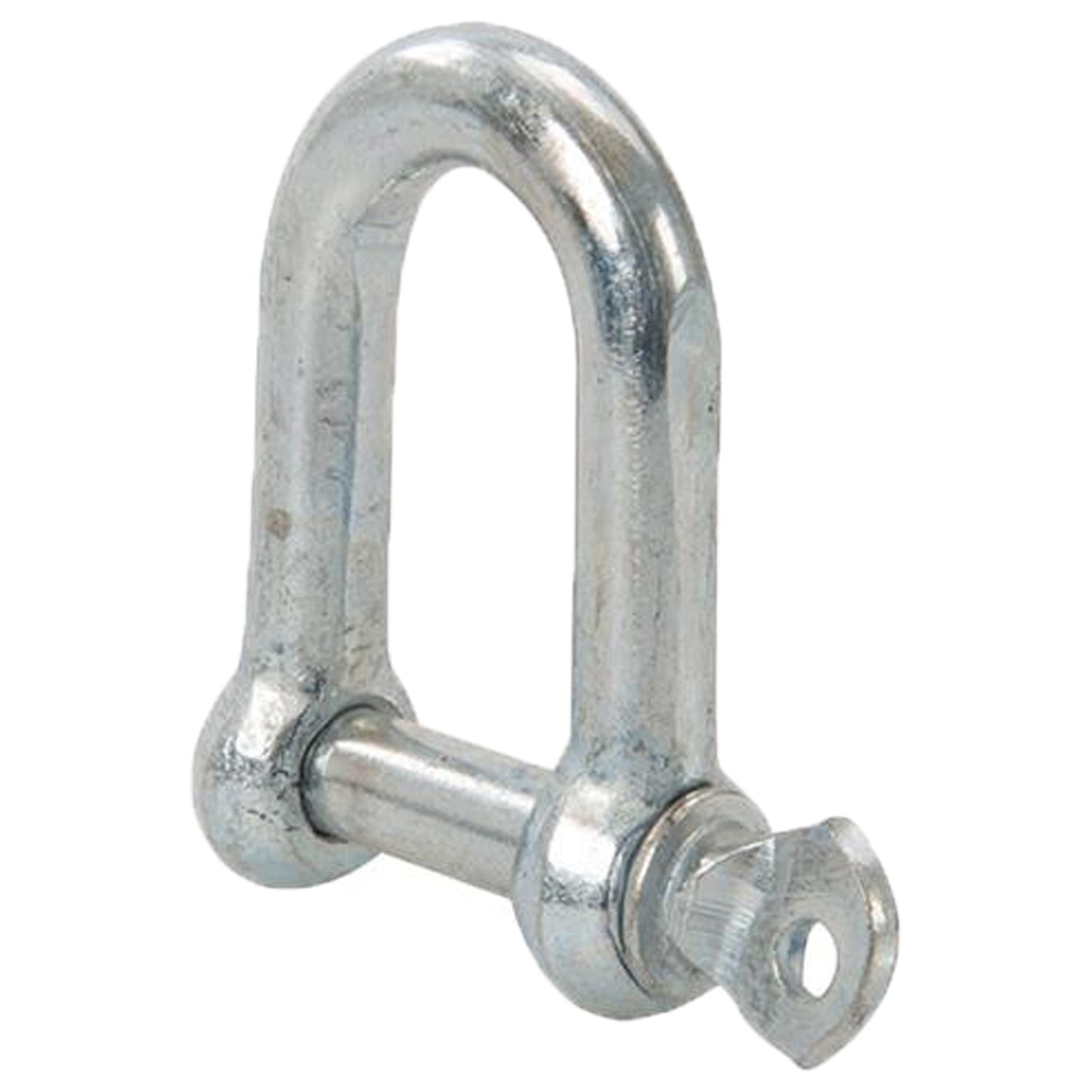 10pc Galvanised Commercial D-Shackle - M10 Zinc Plated Corrosion Resistant