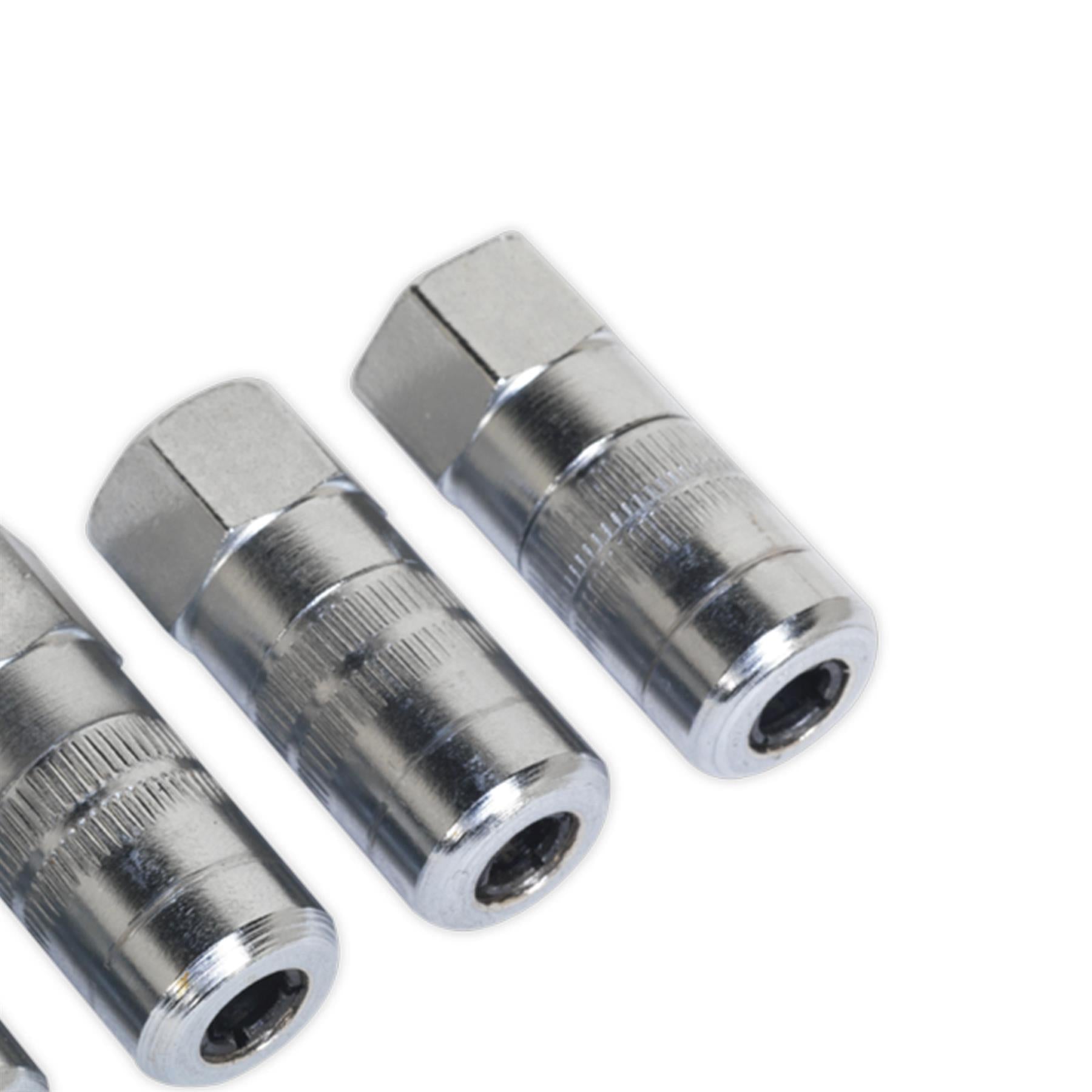Sealey Hydraulic Connector 4-Jaw Heavy-Duty 1/8"BSP Pack of 5