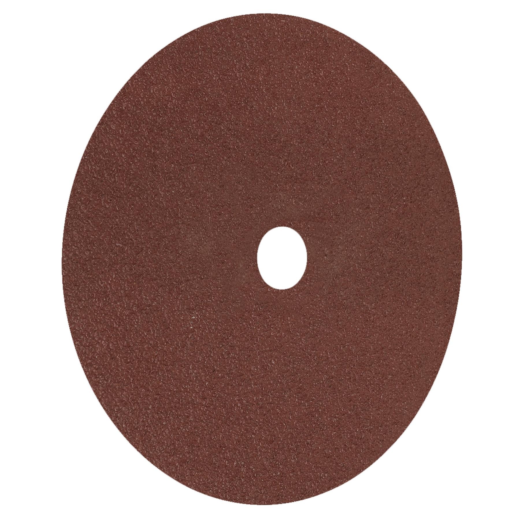 Fibre Backed Disc 175mm - 40Grit Pack of 25. Sealey