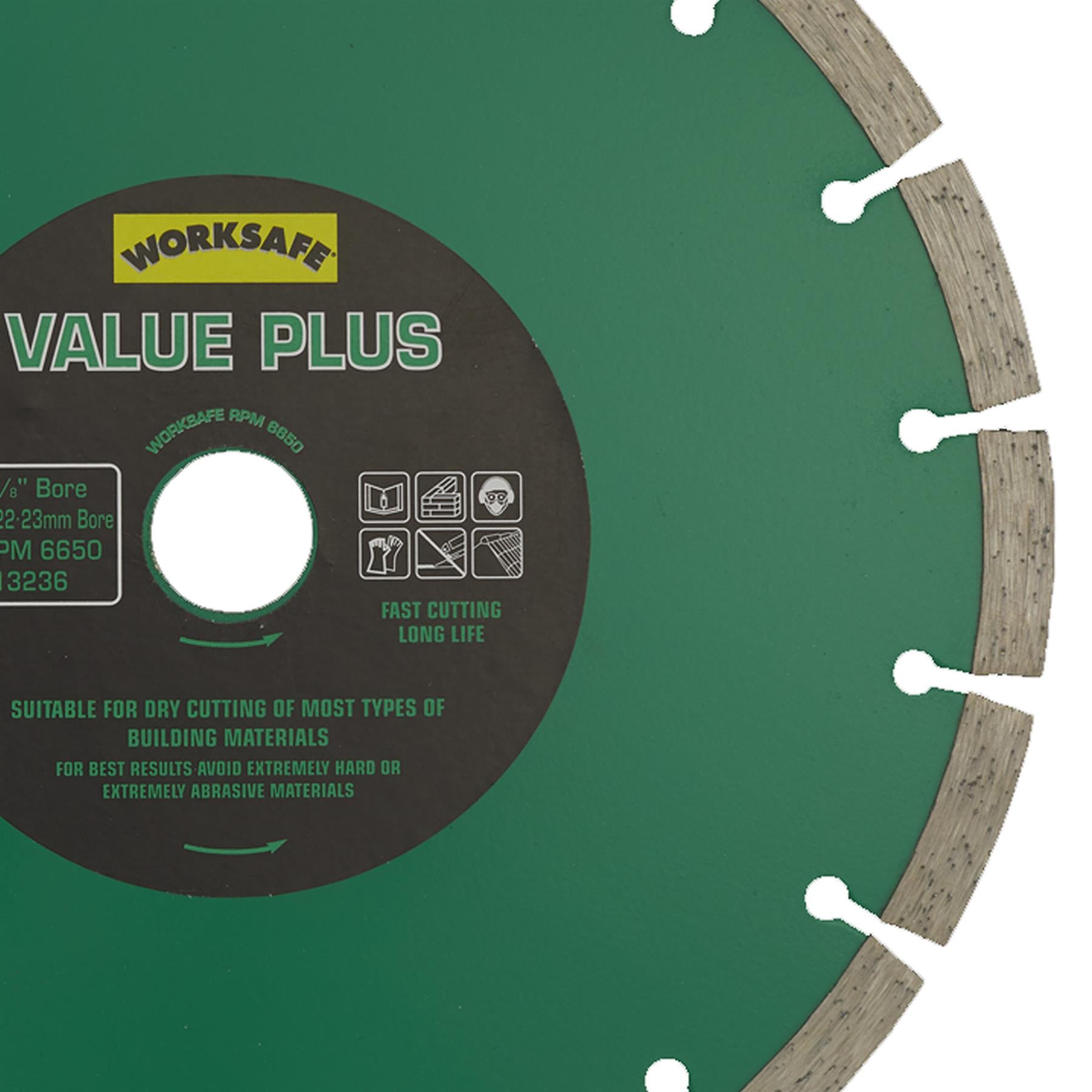 Sealey Value Plus Diamond Blade 230 x 22mm
