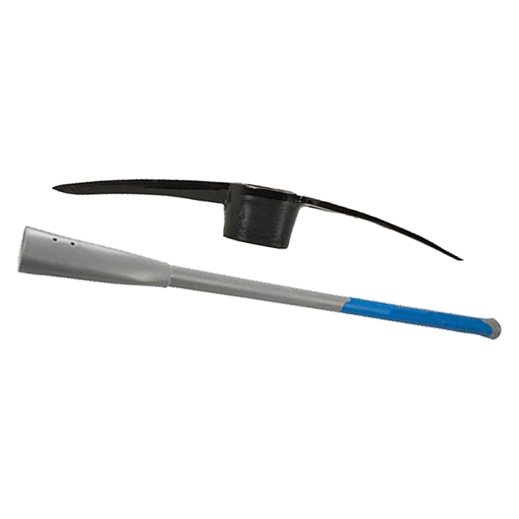 Pick Mattock Axe 5LB Steel Head + Fibreglass Handle shaft Heavy Duty