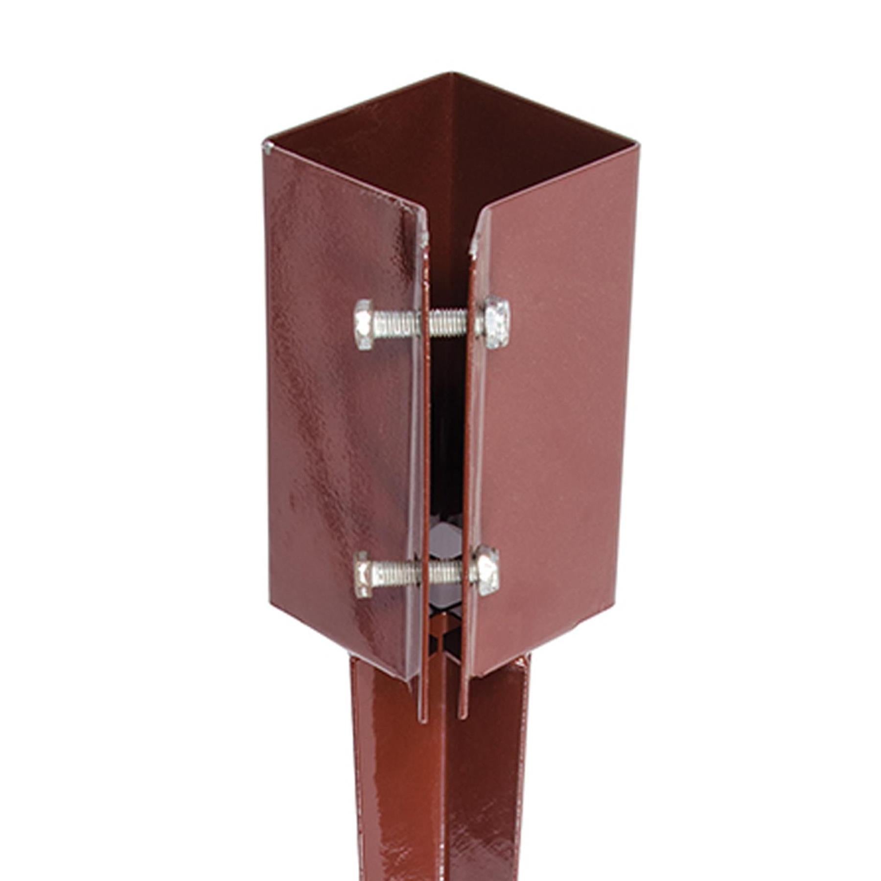 Fence Post Spike Support Holders Drive Down 750mm 3" 75 mm Like Metpost Holder 10PC