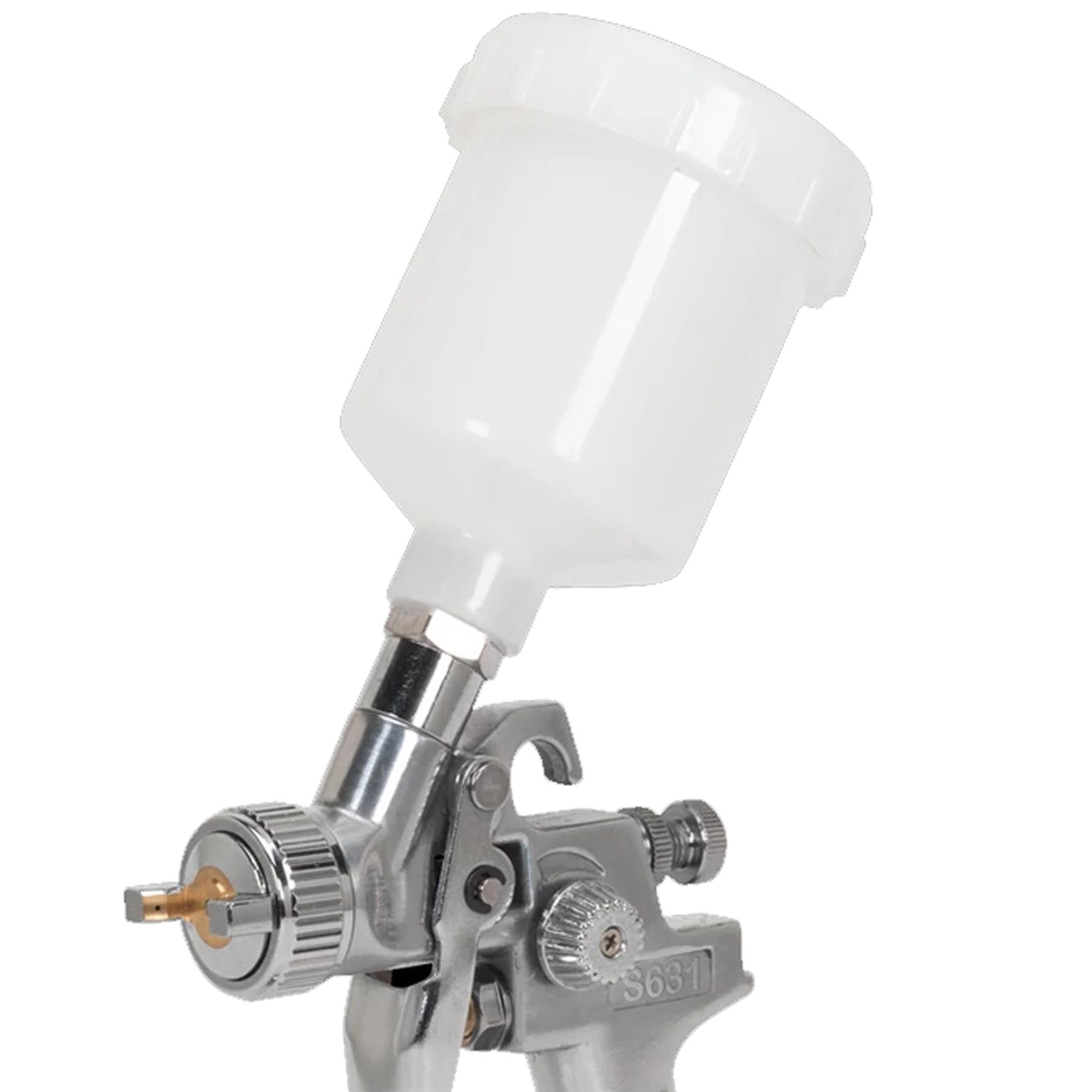 Sealey Spray Gun Touch-Up Gravity Feed 1mm Set-Up
