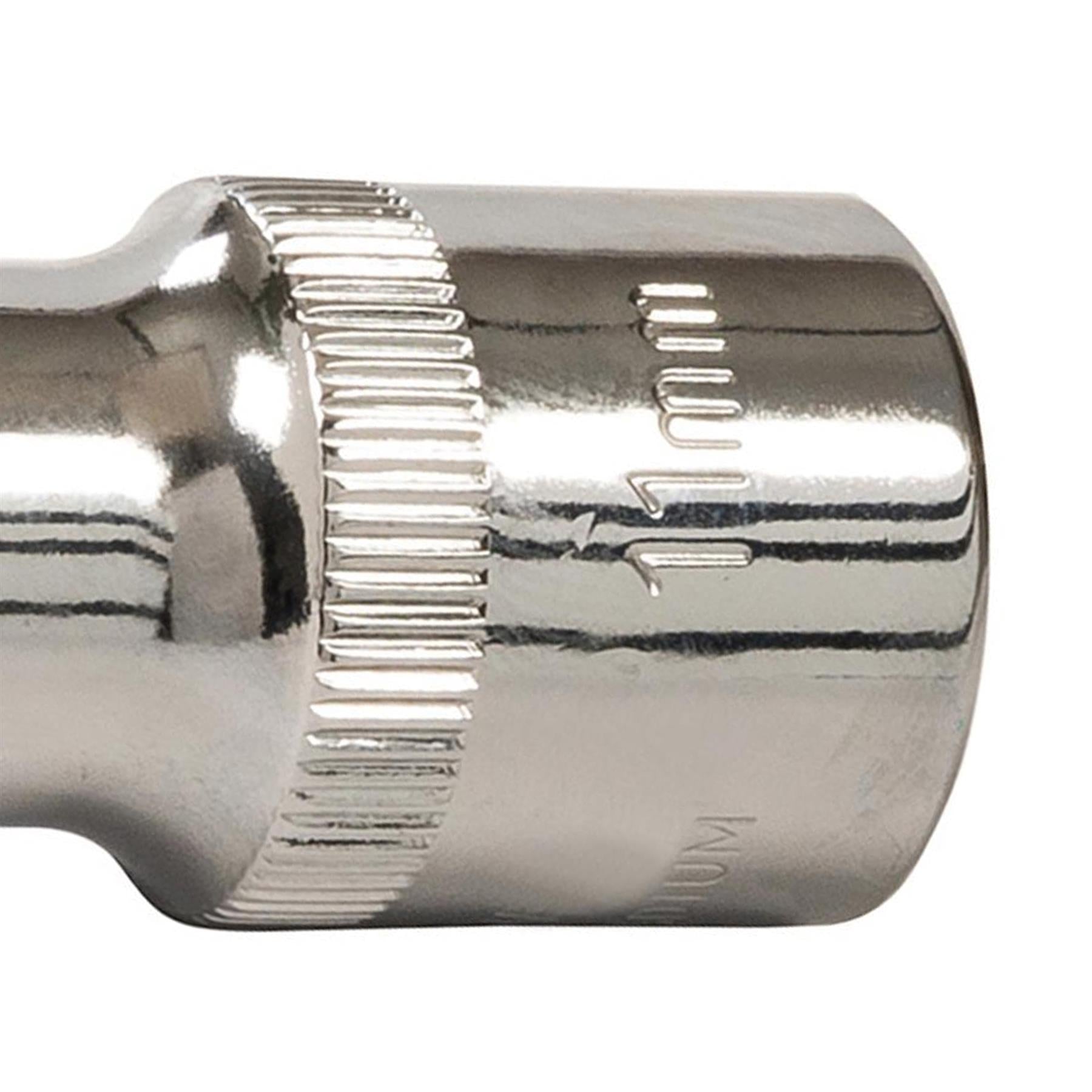 Socket 1/2" Drive Metric Hex Square 11mm Individual Hex Polished Crv Quality