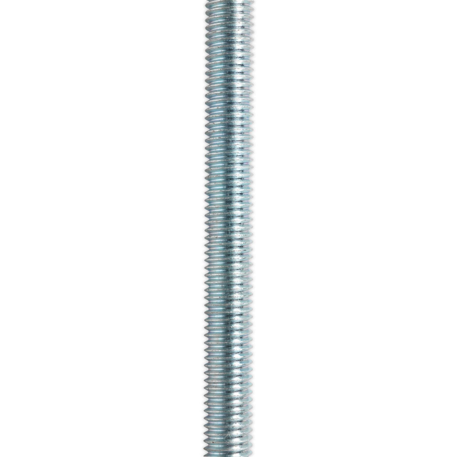 Sealey Studding Threaded Rod M10 x 1m - 8.8 Steel - Pack of 5
