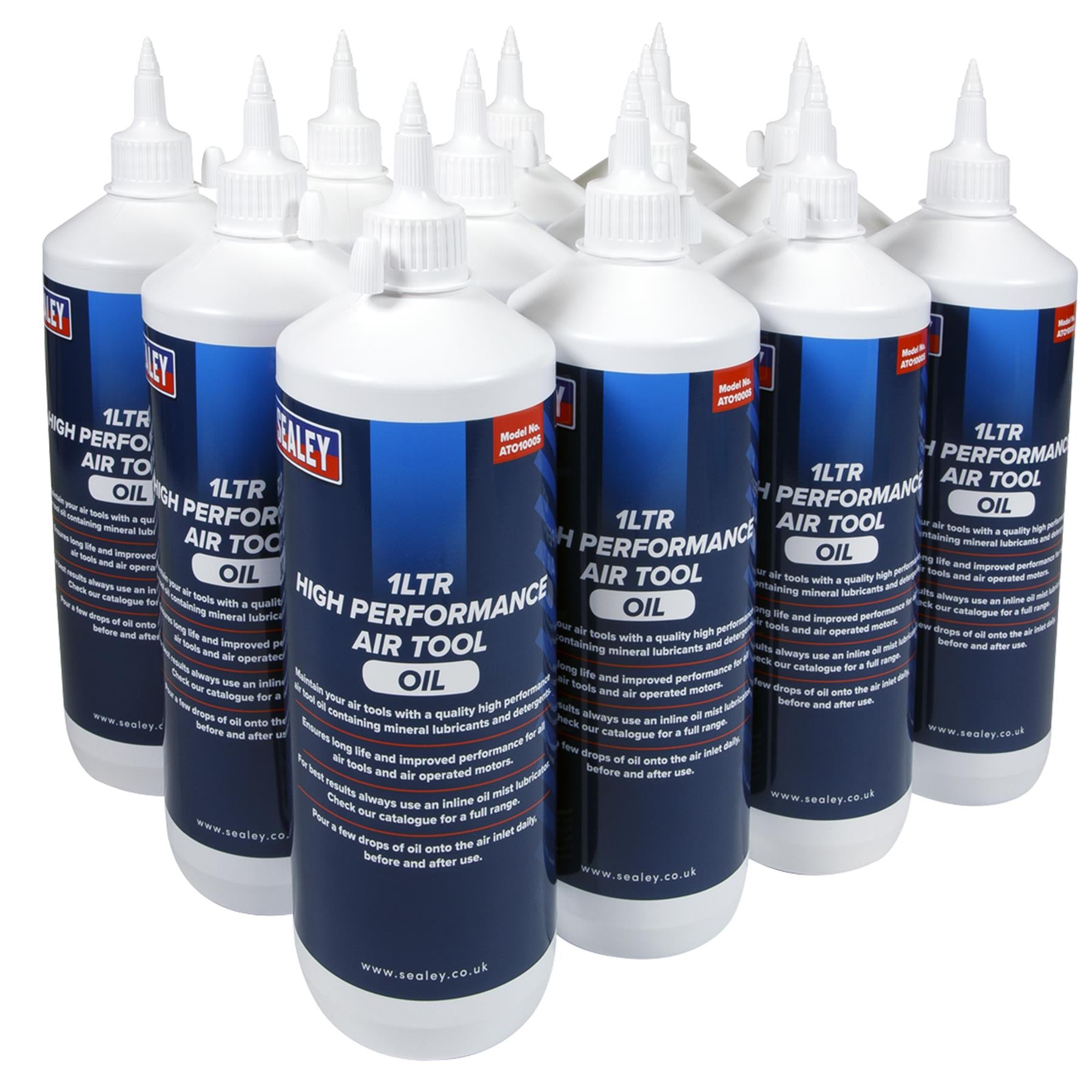 Sealey Air Tool Oil 1L Pack of 12 Quality High Performance air tool oil