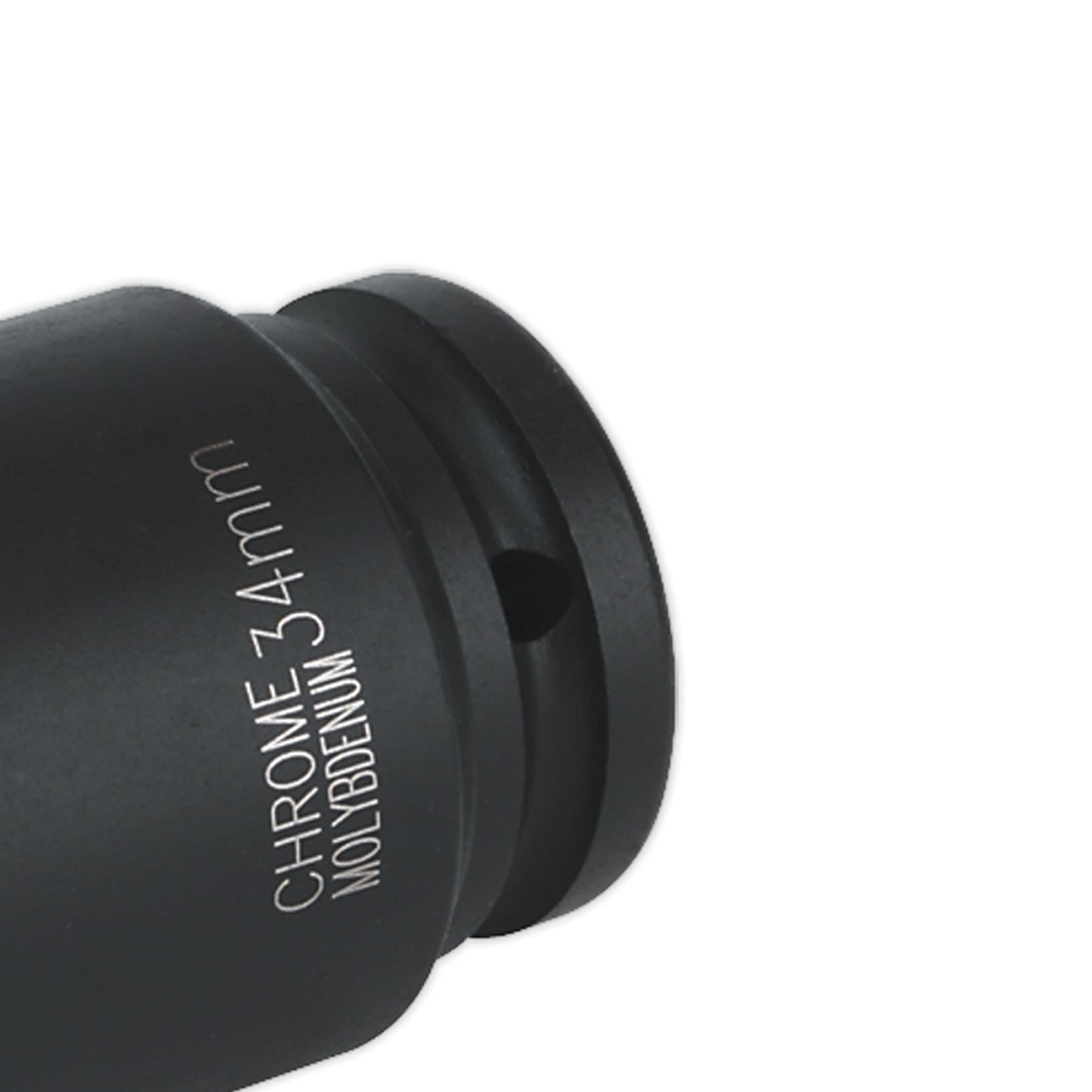 Sealey Impact Socket 34mm 3/4"Sq Drive