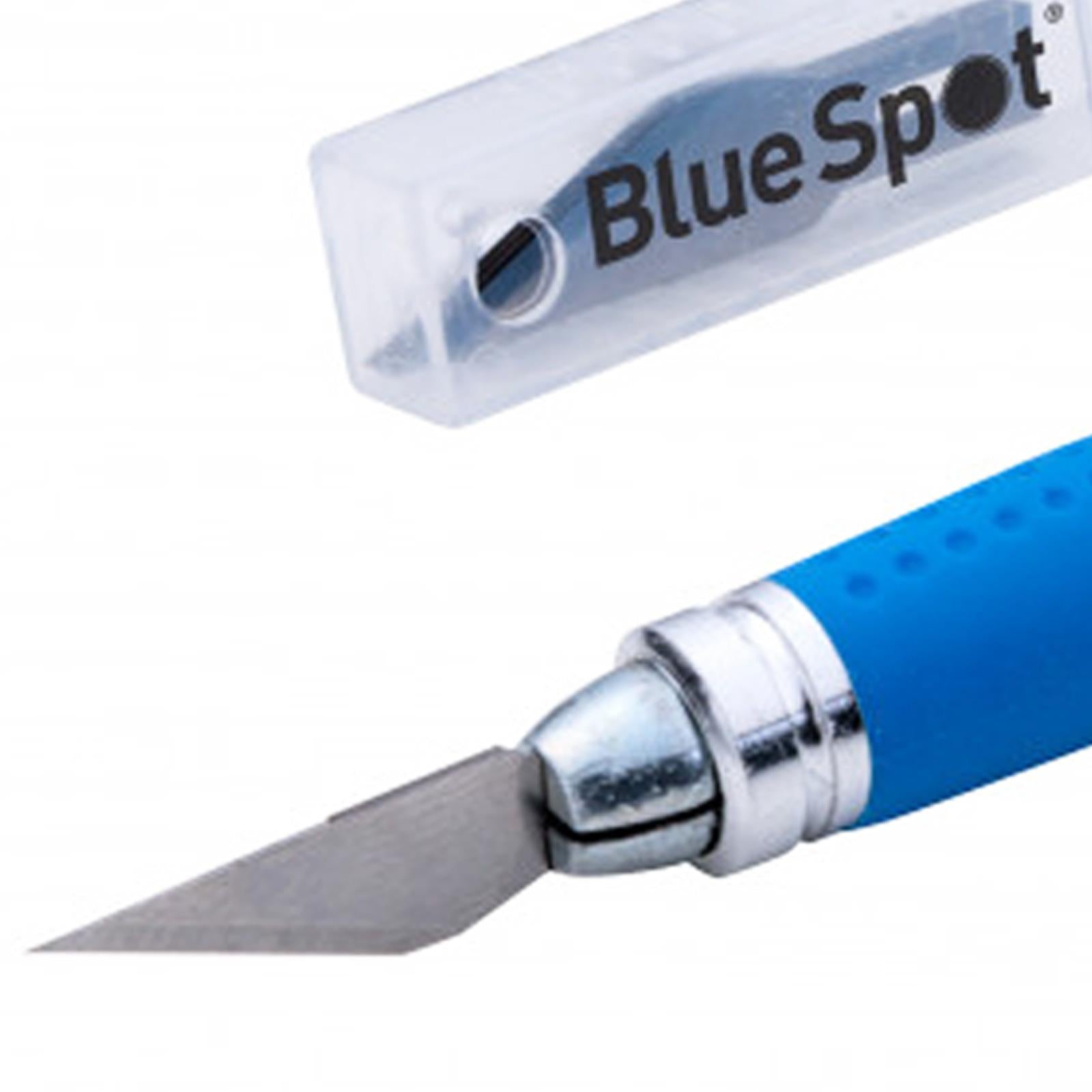 BlueSpot Crafters Companion Soft Grip Handle Precision Cutter for Crafts & 5 Blades