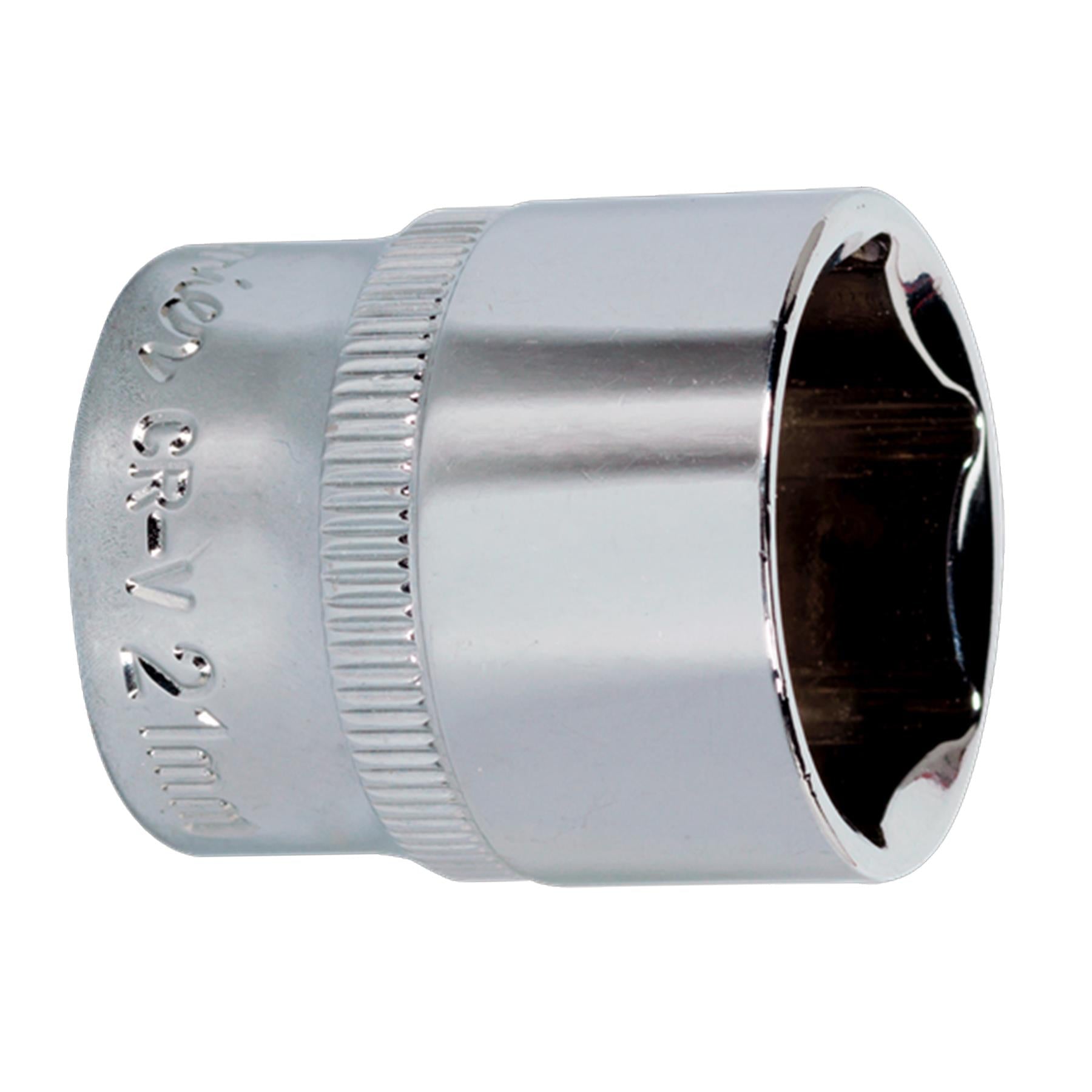 Sealey WallDrive Socket 21mm 3/8"Sq Drive Fully Polished
