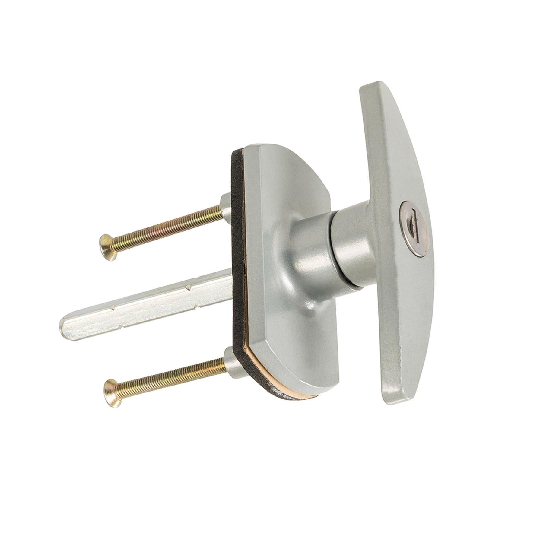 Garage Door Locking Handle 75mm Diamond With Diamond T Handle Arrangement