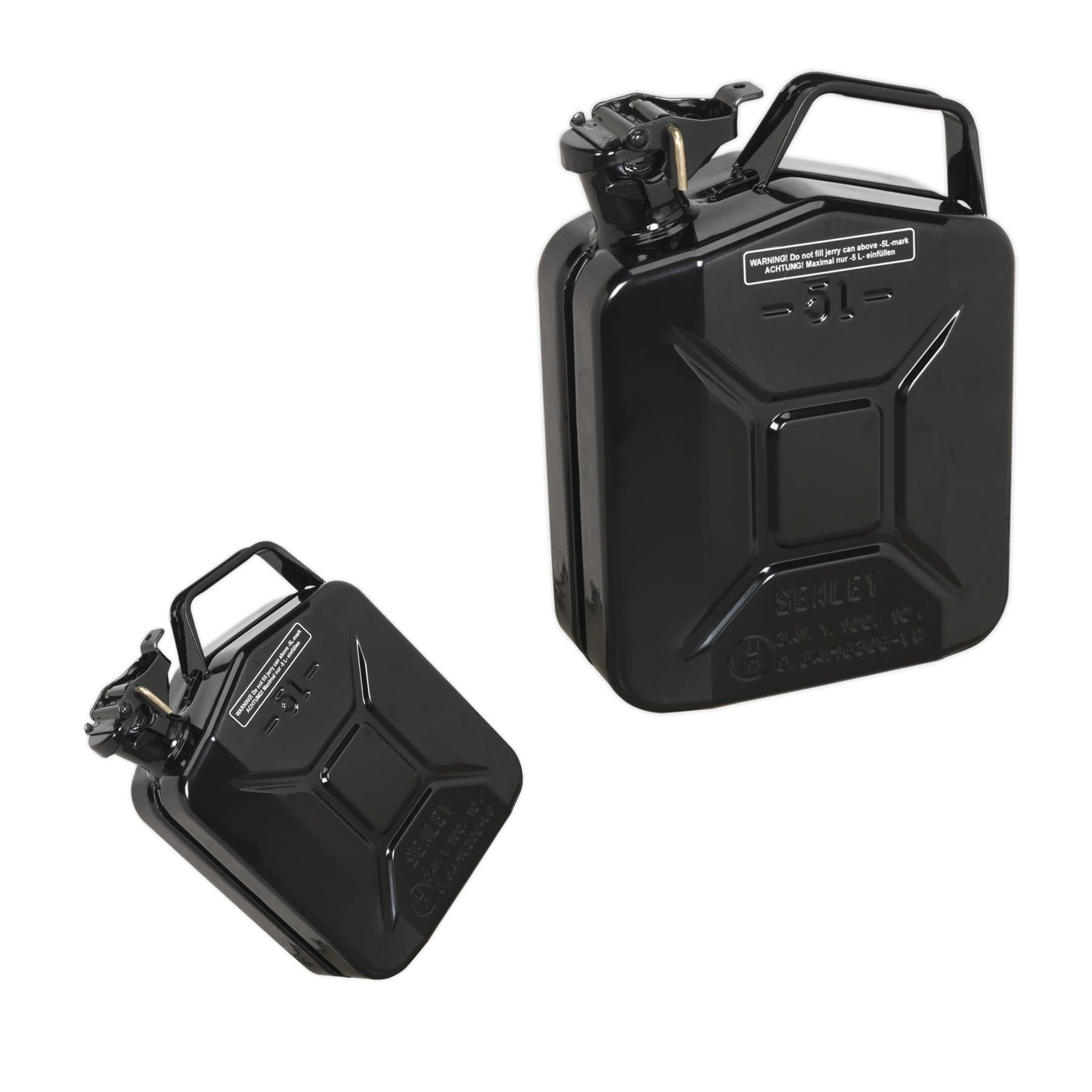 Sealey Jerry Can 5L - Black