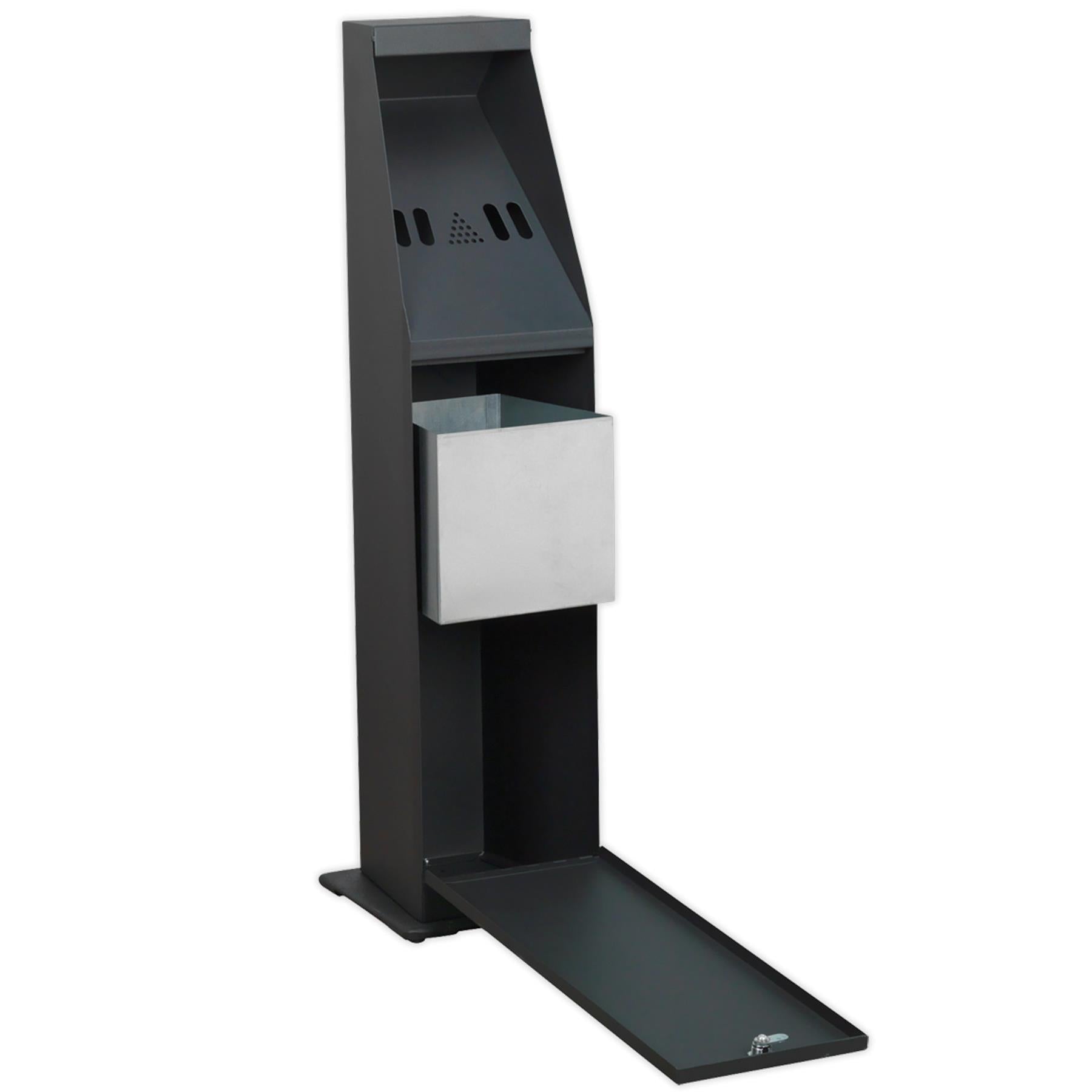 Sealey Cigarette Bin High Quality Lock And Supplied With two keys
