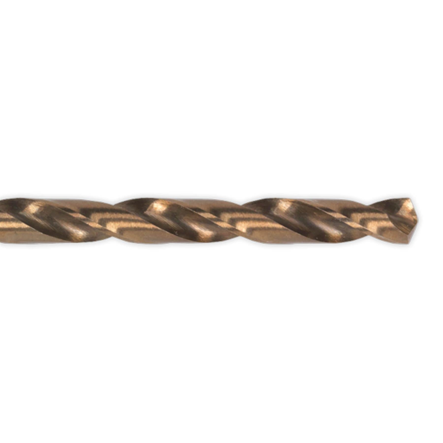 Sealey HSS Cobalt Fully Ground Drill Bit �3/16" Pack of 10