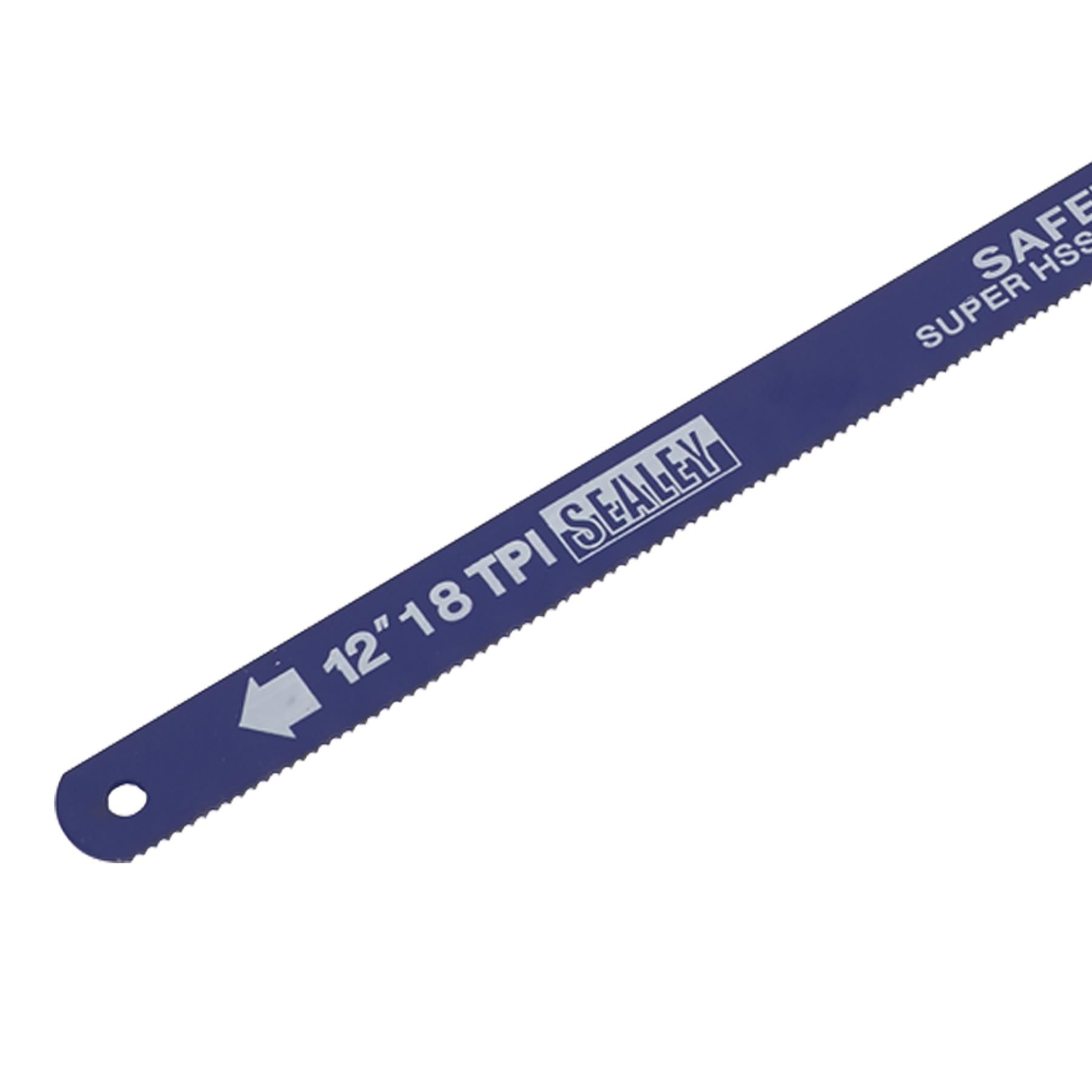 Sealey Hacksaw Blade 300mm HSS Bi-Metal 18tpi Pack of 2