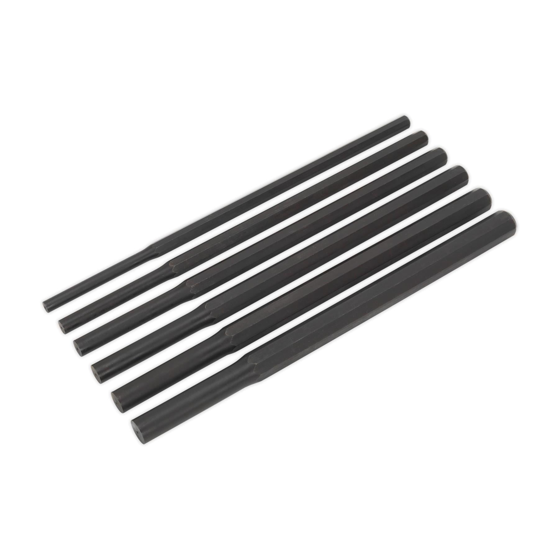 Sealey Parallel Pin Punch Set 6pc Heavy-Duty Metric