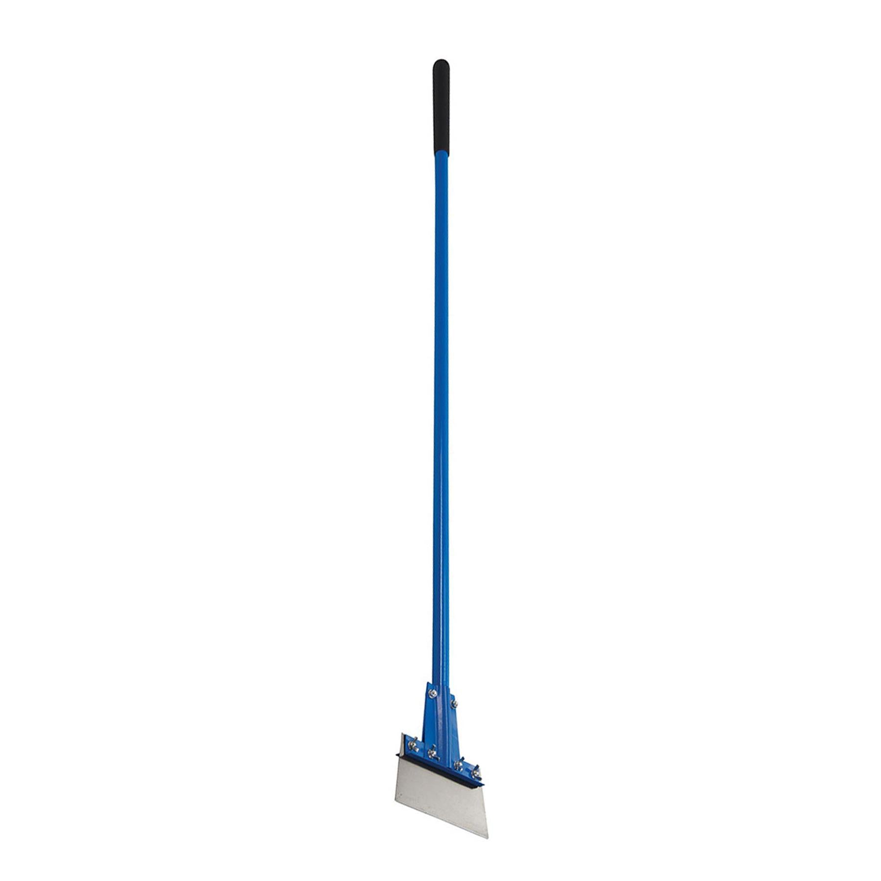 Floor Scraper Fibreglass Handle With Sprung Steel Blade 200mm Wide/1350mm Handle
