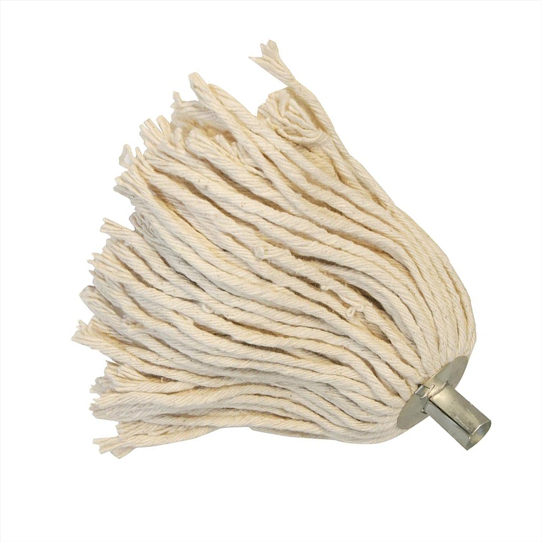 Traditional 4ply Unbleached Socket Mop Head Cotton-Mix Mop Head NO 12 24mm Dia Socket