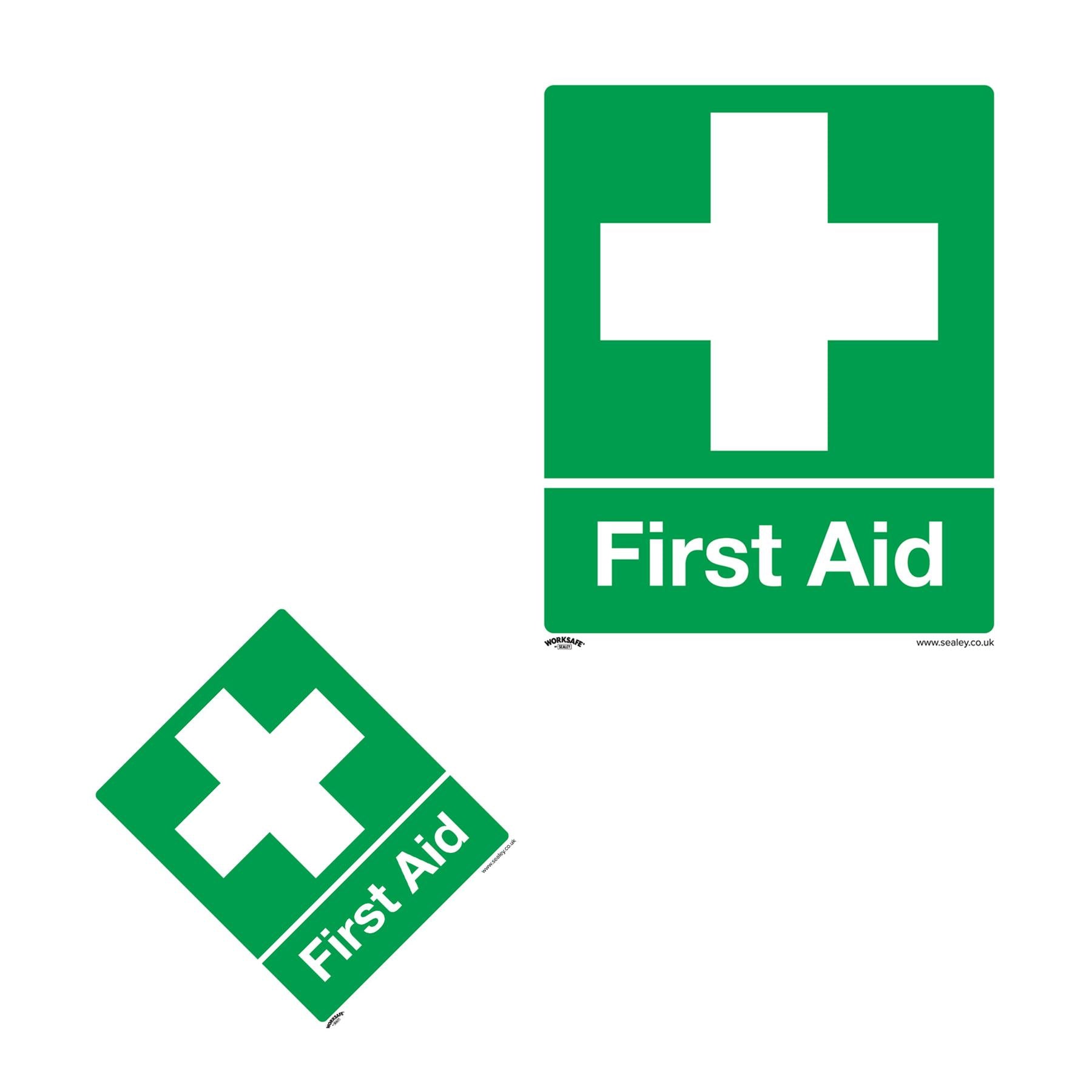 Safety Sign - First Aid - Rigid Plastic