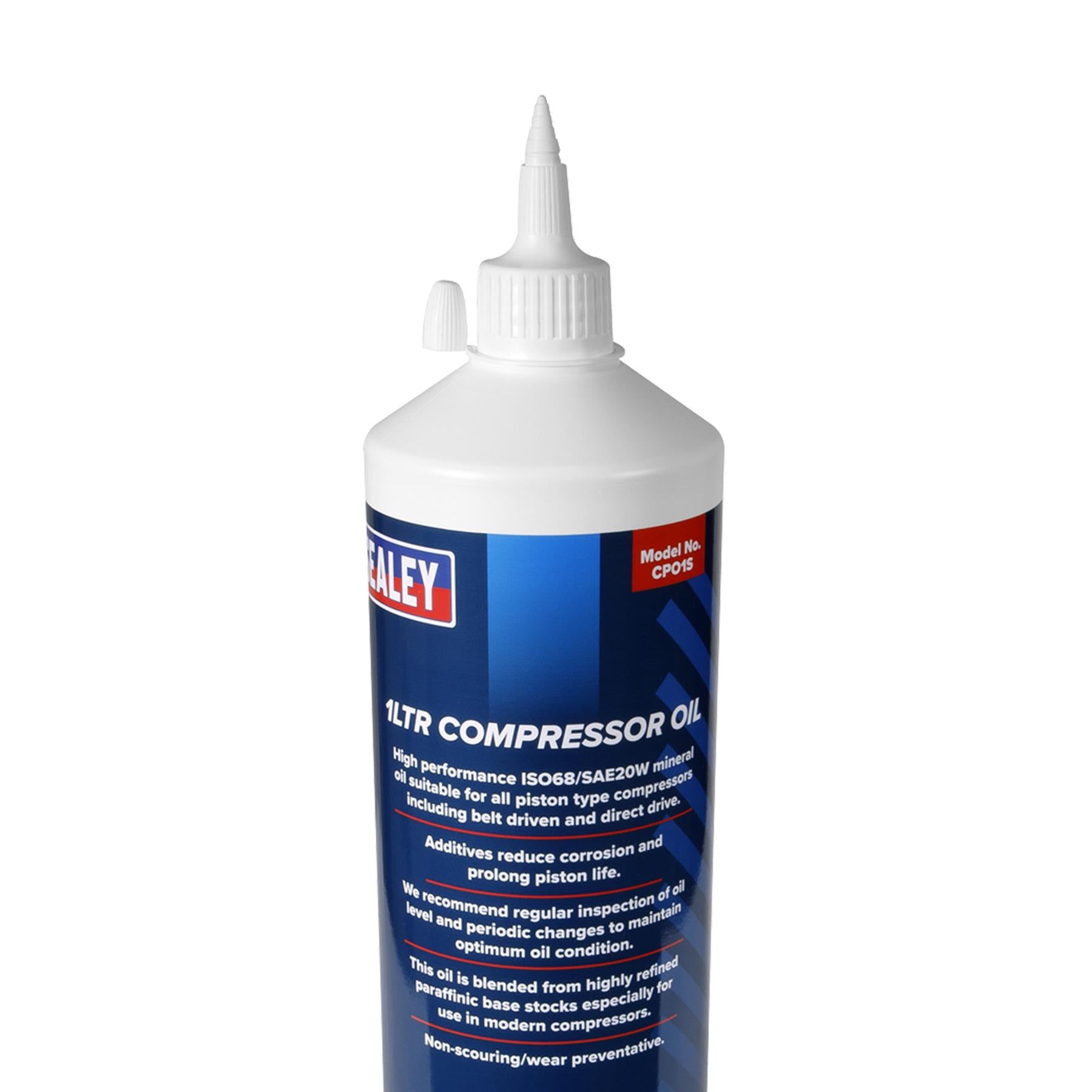 Sealey Compressor Oil 1L Pack of 12 Oil, Compressor CPO/1