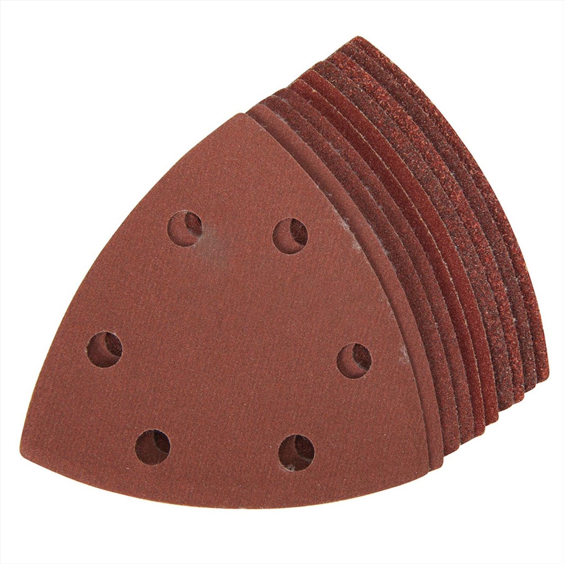 Hook & Loop Triangle Sanding Sheets 90mm 10Pk 60 80 120 240 Grit Quality