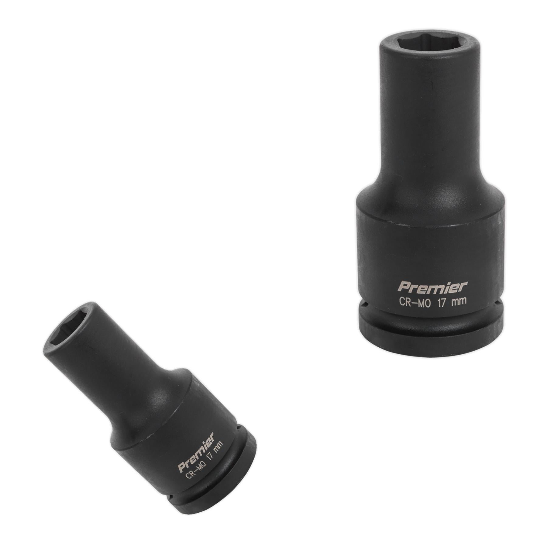Sealey Impact Socket 17mm Deep 3/4"Sq Drive
